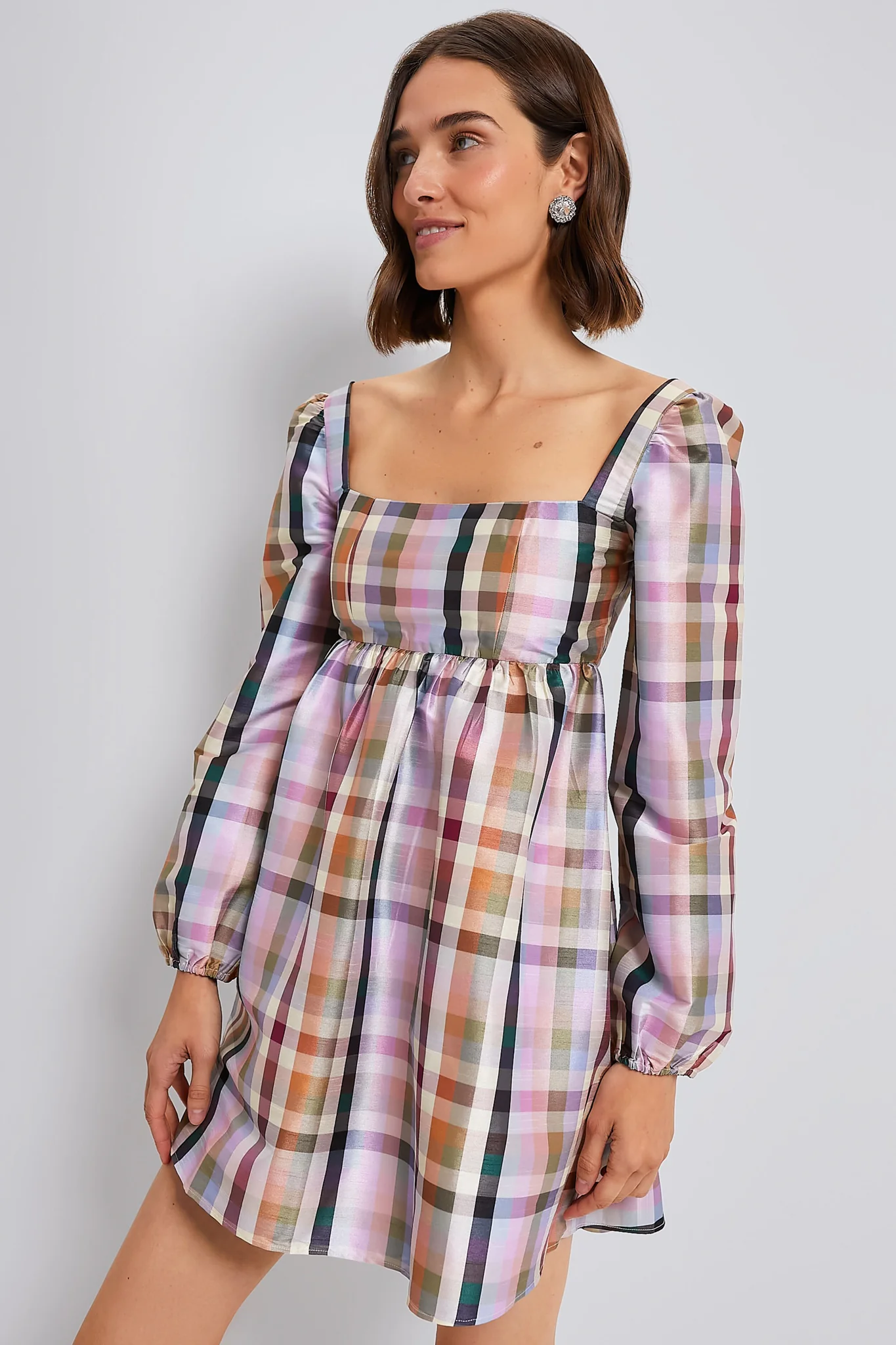 Madras Heidi Mini Dress - Image 3