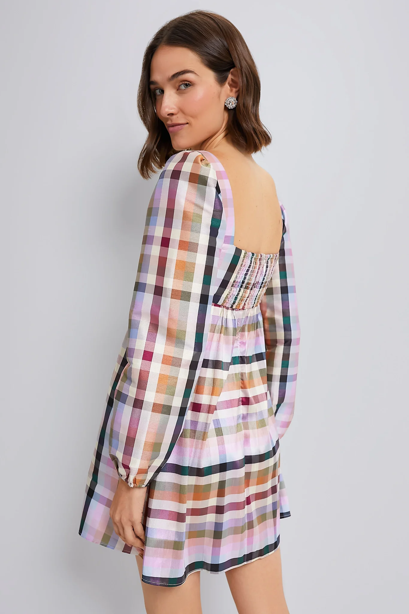 Madras Heidi Mini Dress - Image 4