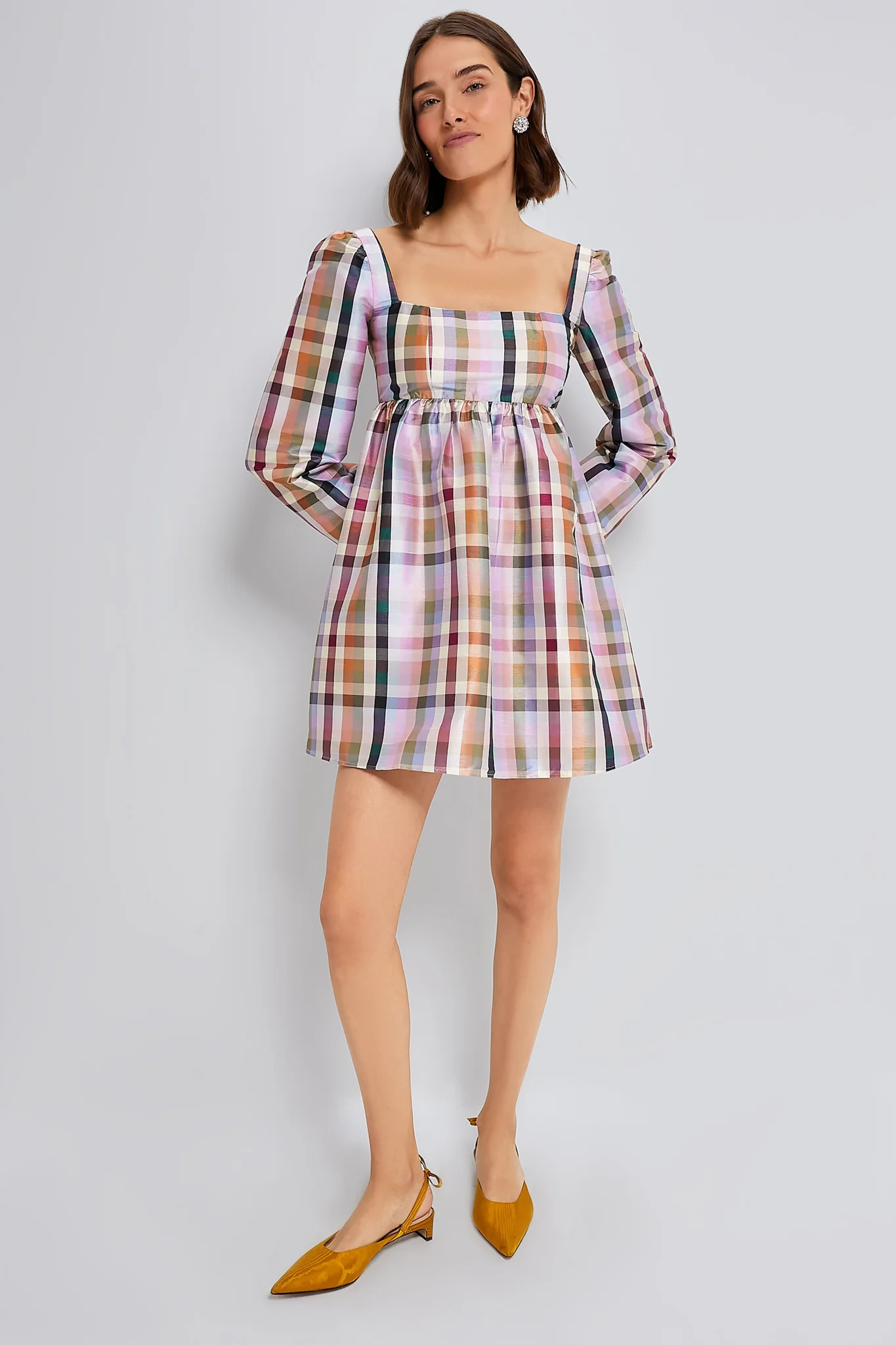 Madras Heidi Mini Dress - Image 6