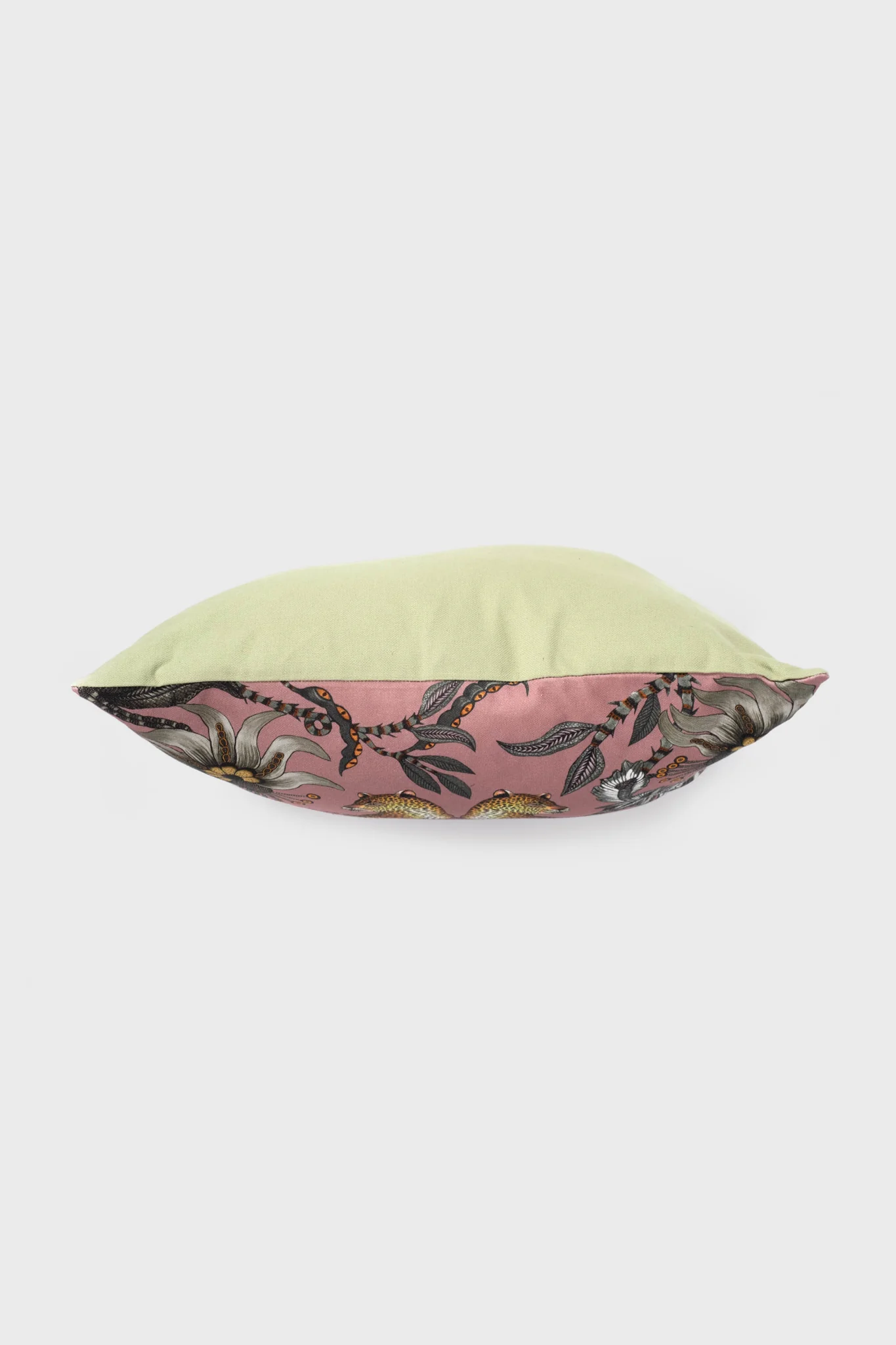 Magnolia Lovebird Leopards Cotton Pillow Cover - Image 2
