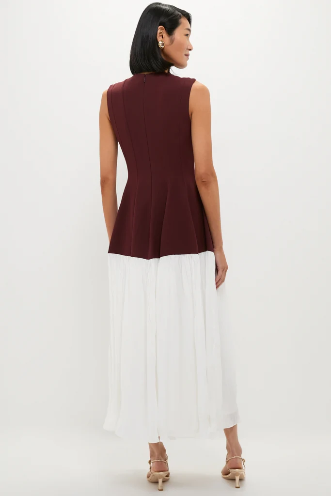 Mahogany Multi Raleigh Midi Dress - Image 4
