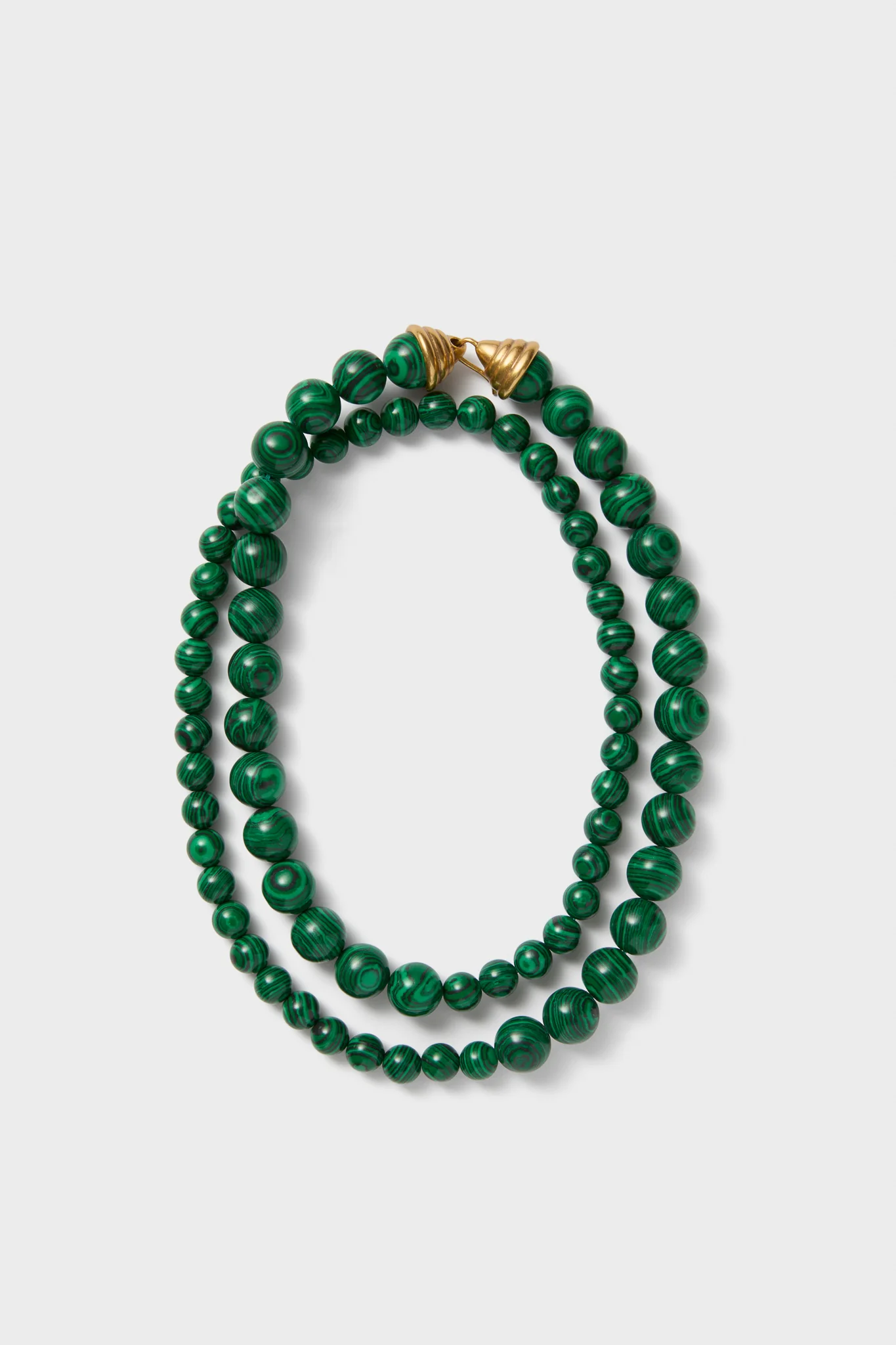 Malachite Double Strand Celine Necklace - Image 8
