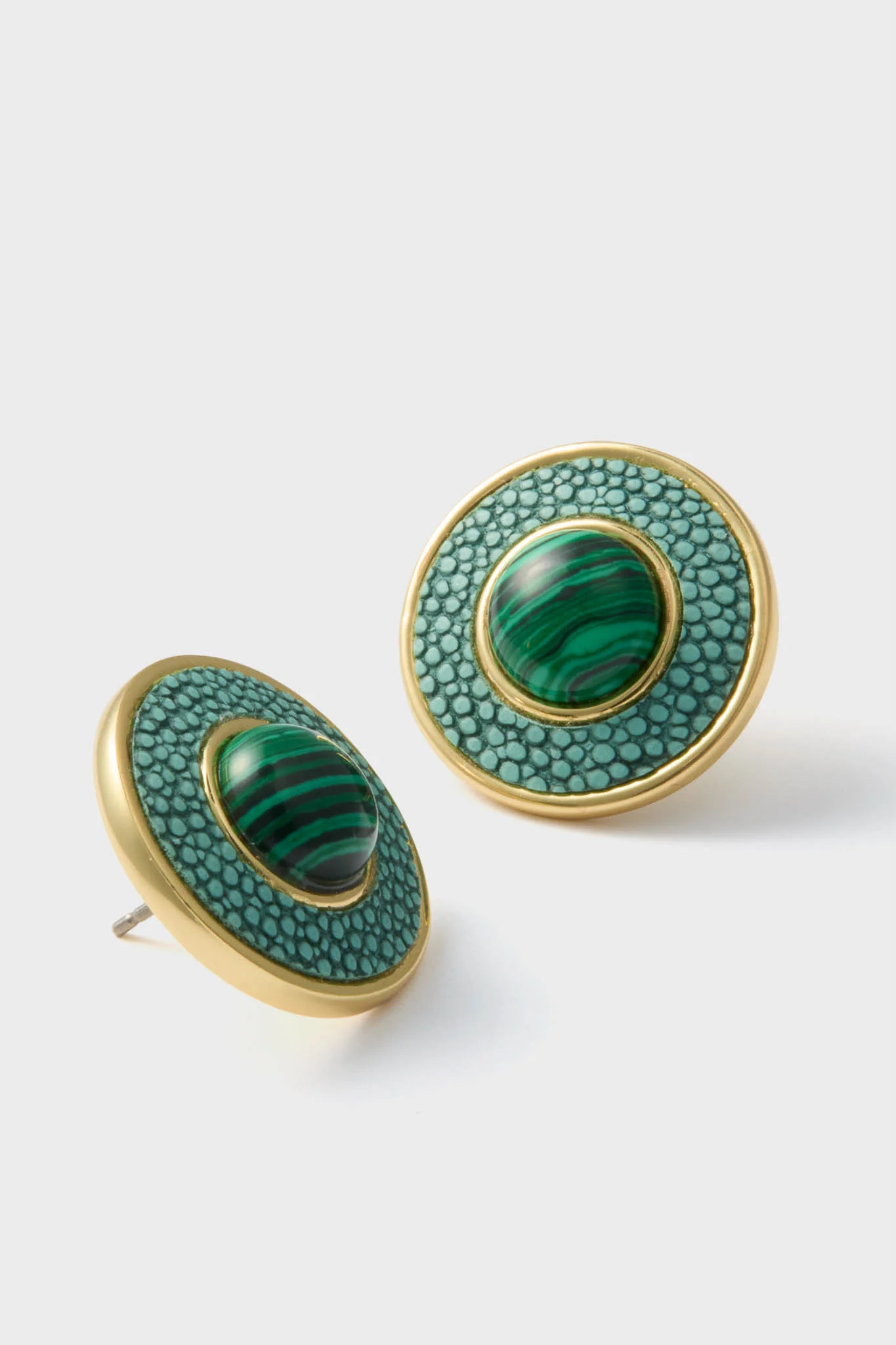 Malachite Emery Studs - Image 4