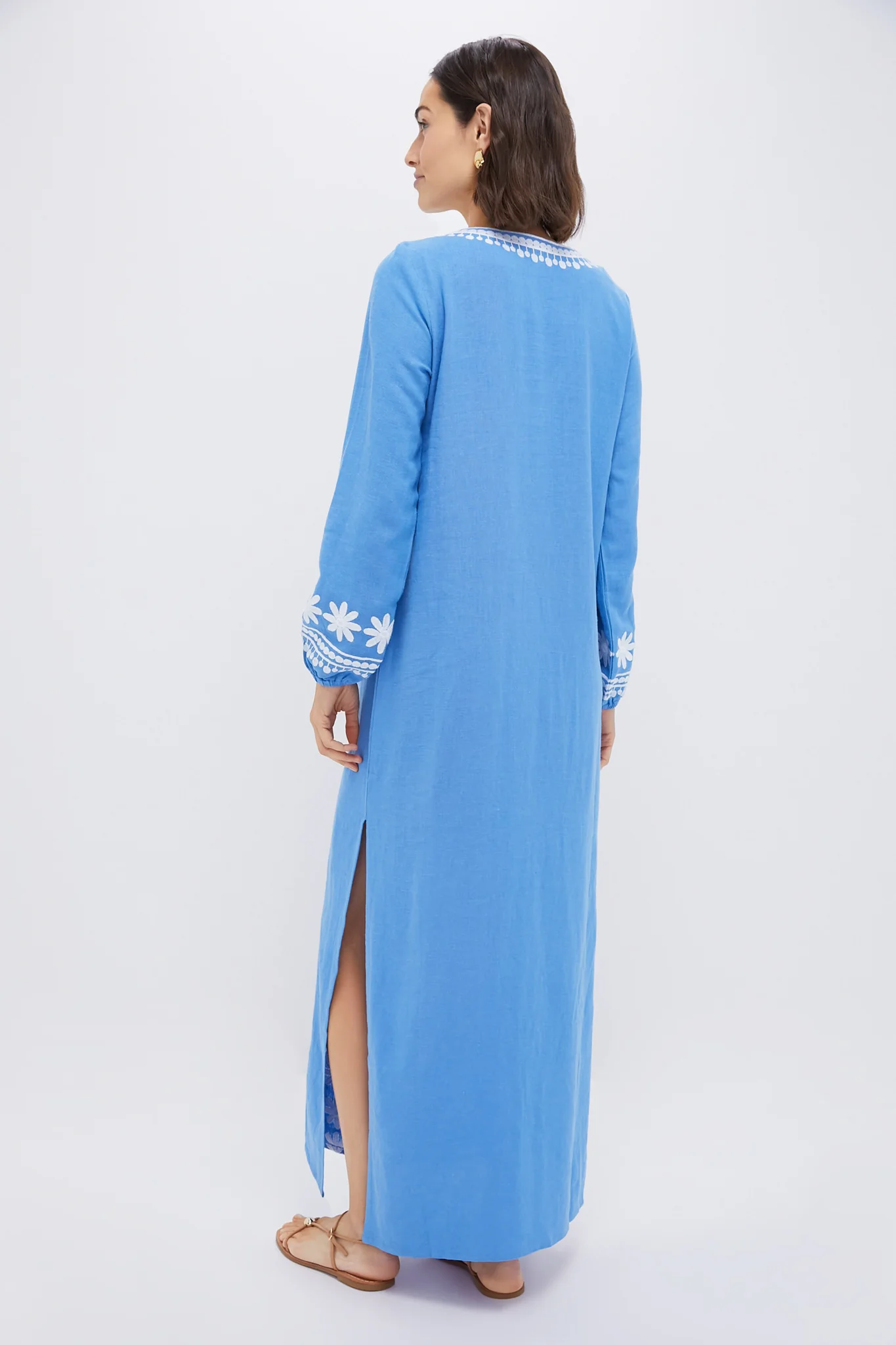 Marina and White Embroidered Caftan - Image 4