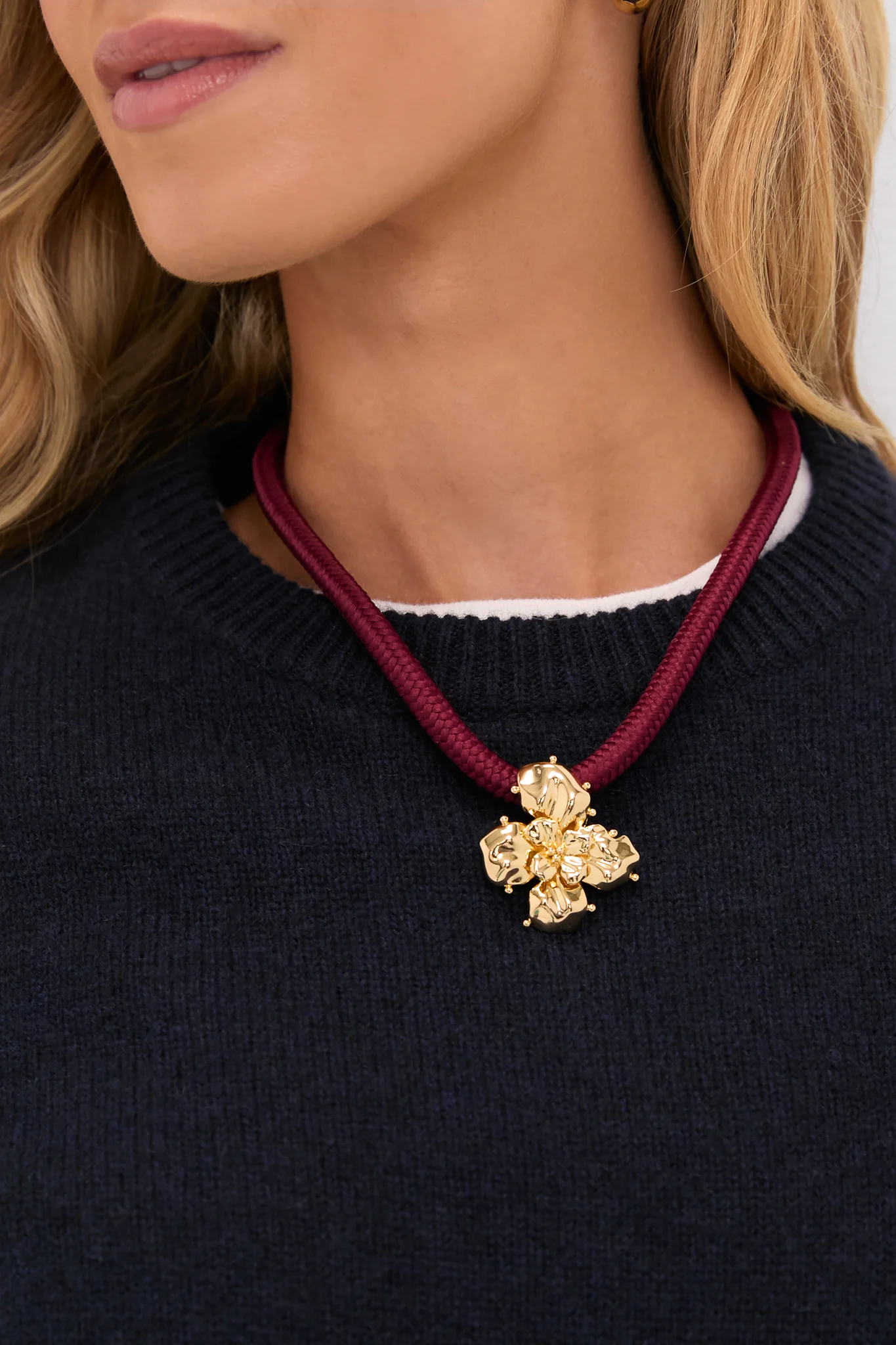 Maroon Lelani Necklace - Image 2