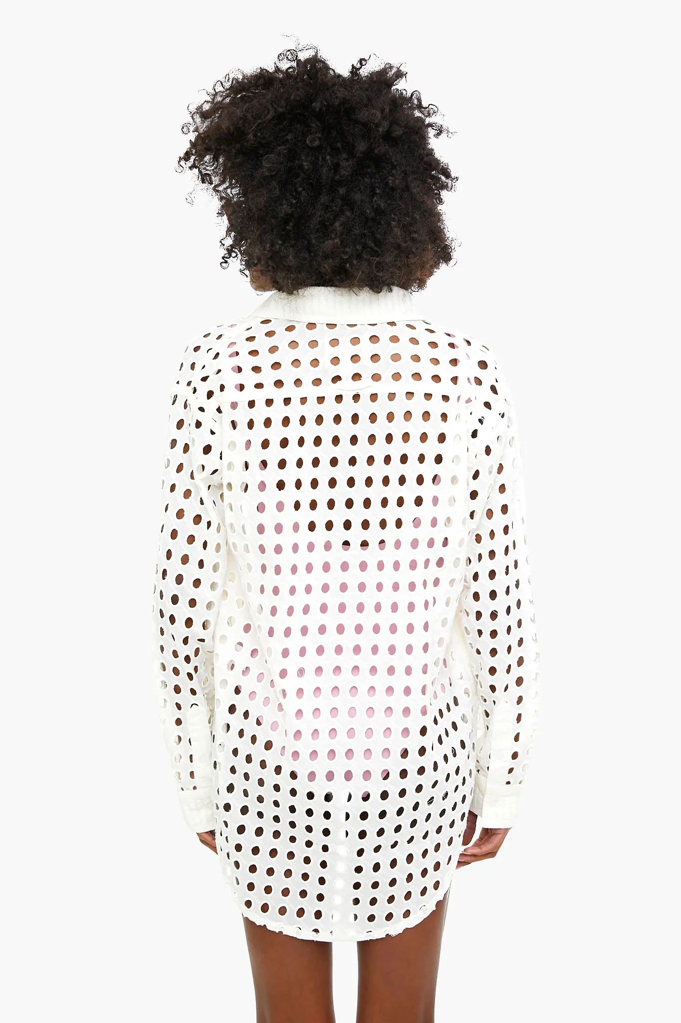 Marshmallow Eyelet Oxford Tunic - Image 4