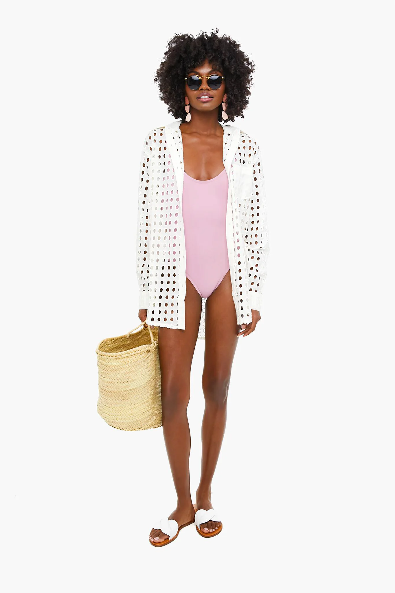 Marshmallow Eyelet Oxford Tunic - Image 7