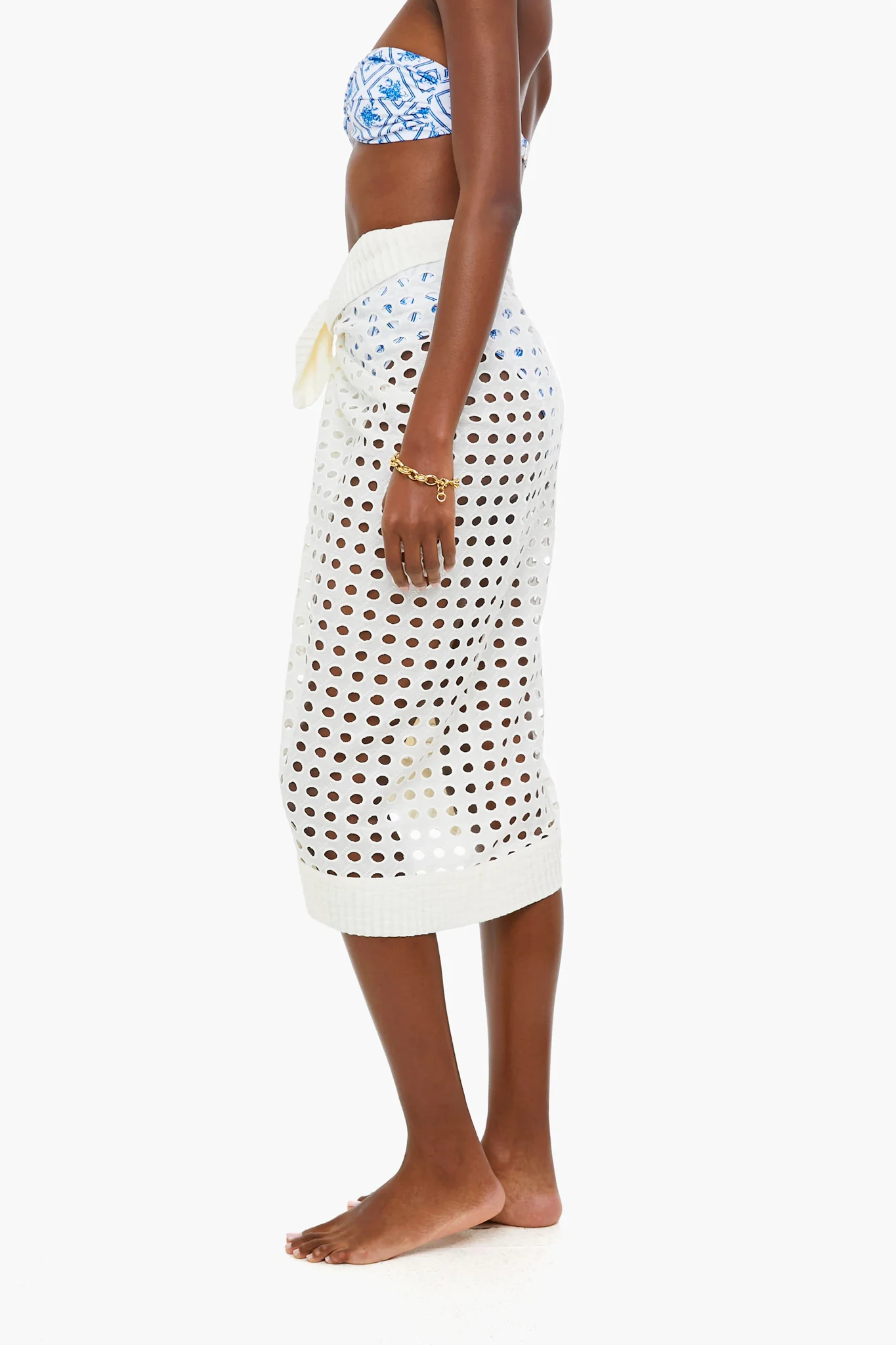 Marshmallow Eyelet Pareo - Image 3