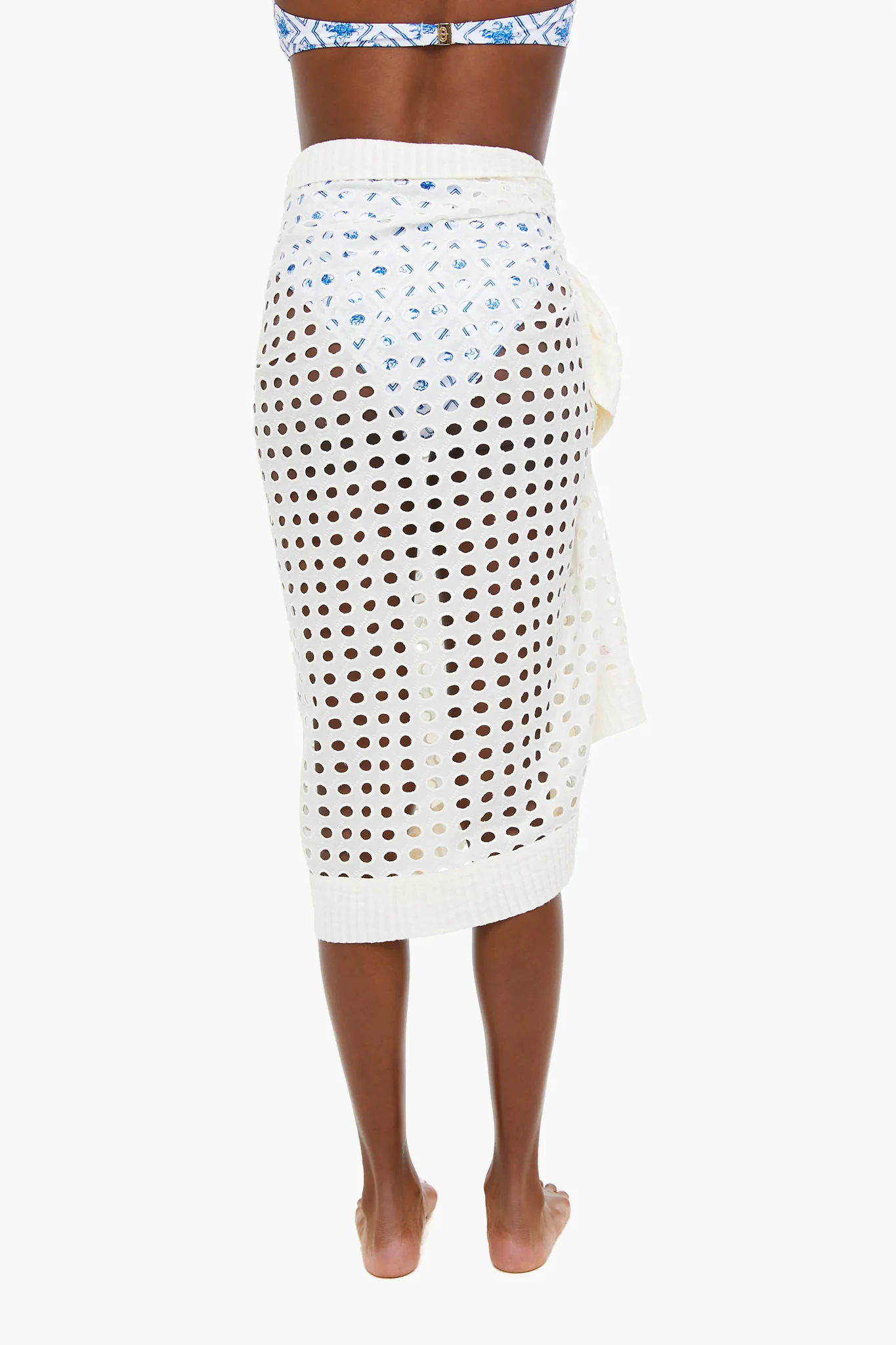 Marshmallow Eyelet Pareo - Image 4