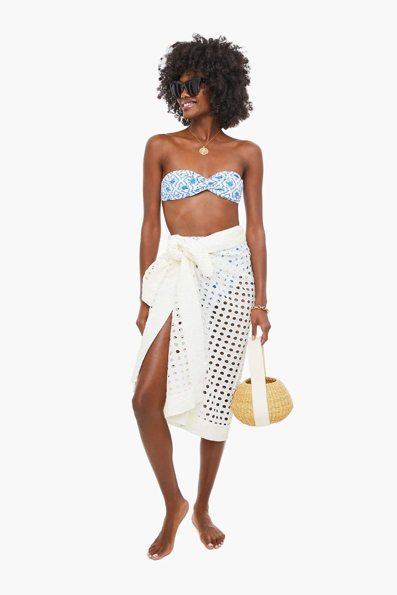 Marshmallow Eyelet Pareo - Image 6