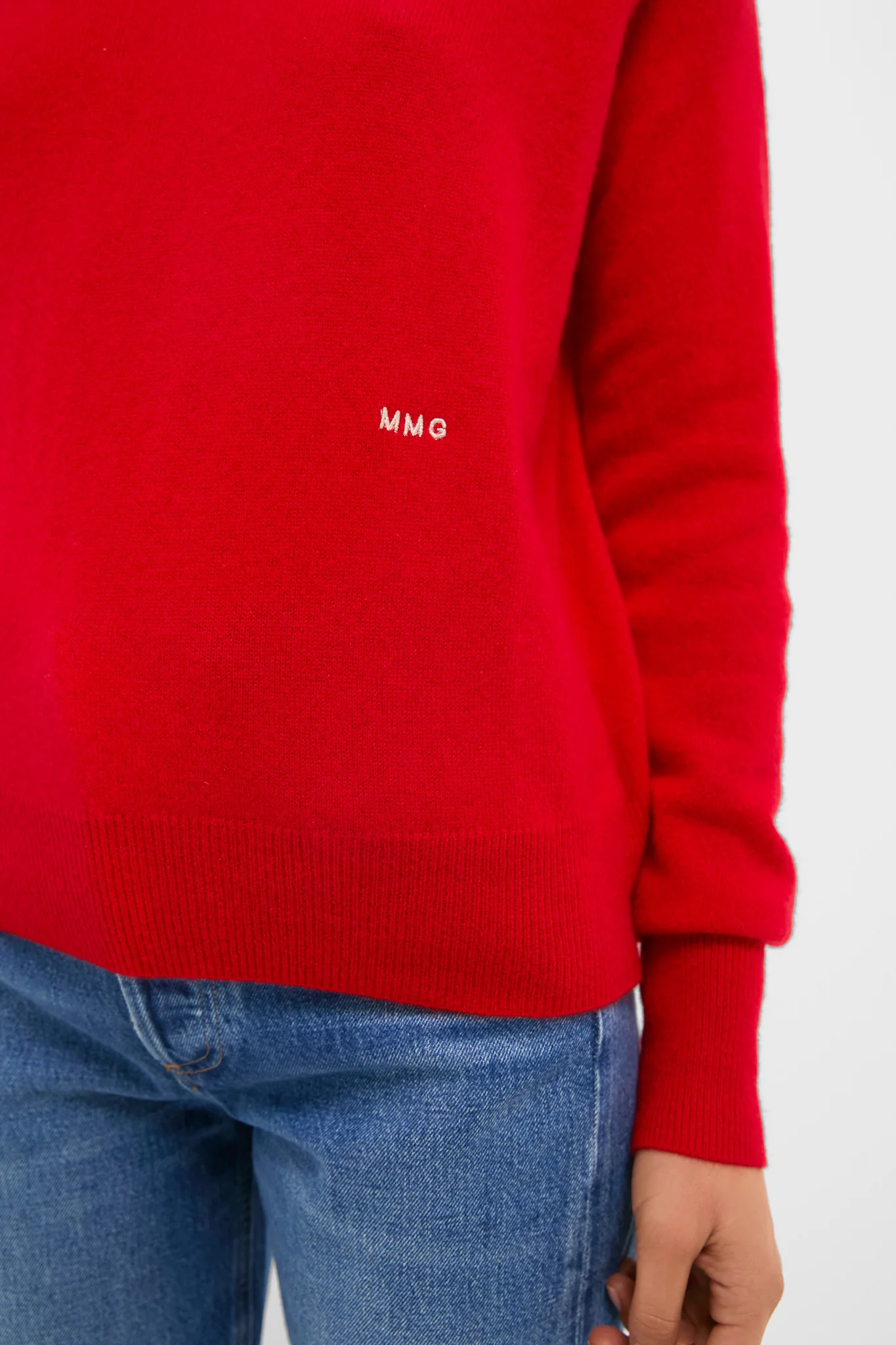 Martin Red Cashmere Turtleneck Sweater - Image 5