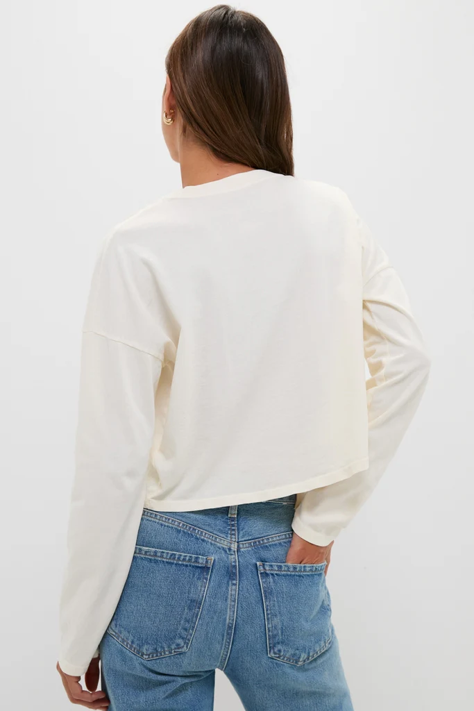 Martini Soup Crop Long Sleeve Tee - Image 4