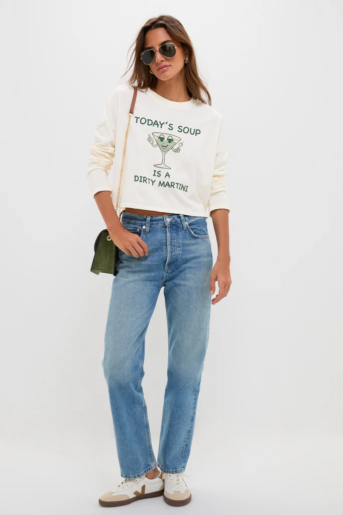 Martini Soup Crop Long Sleeve Tee - Image 6