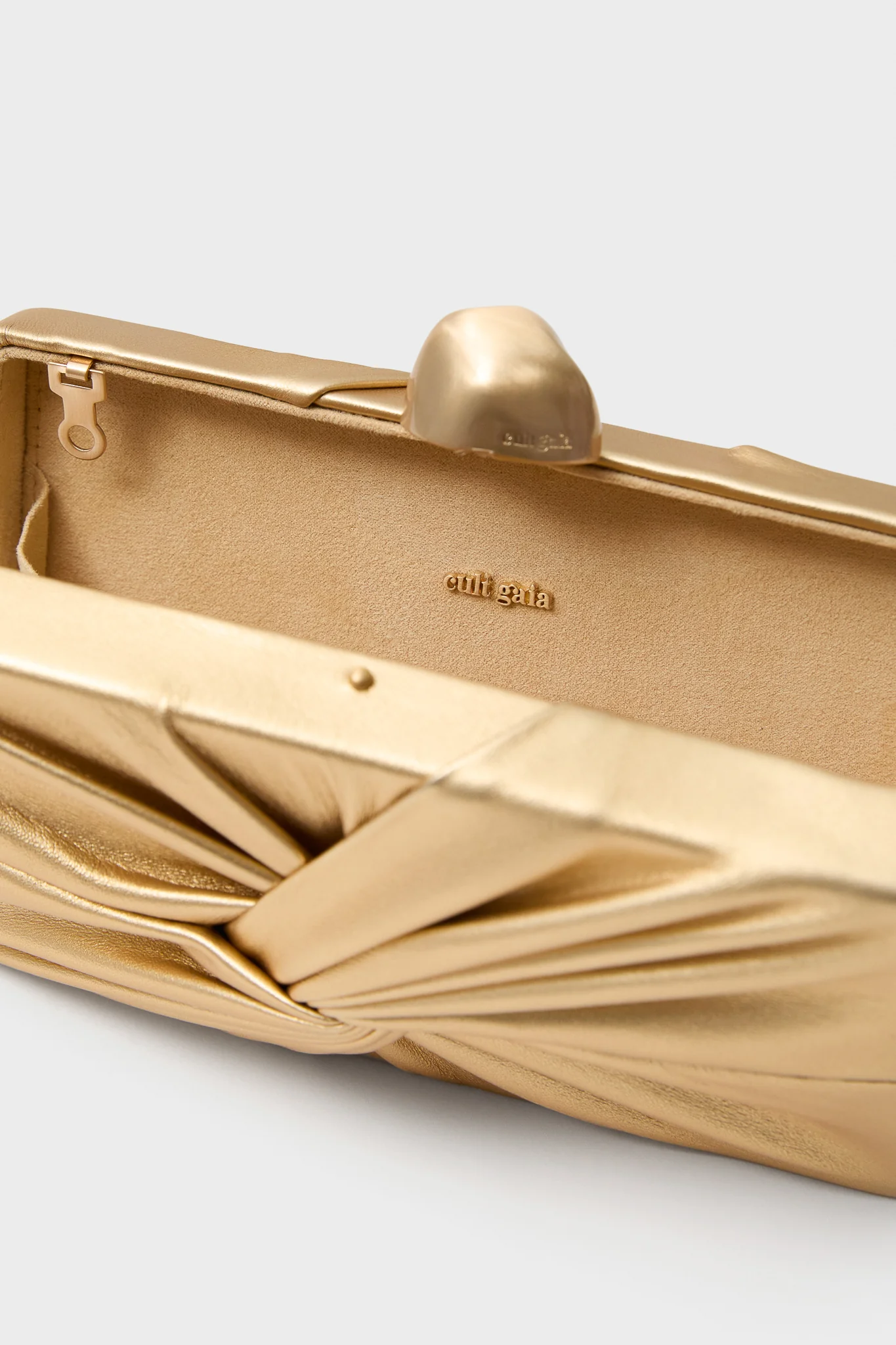 Matte Brass Lisse Clutch - Image 5