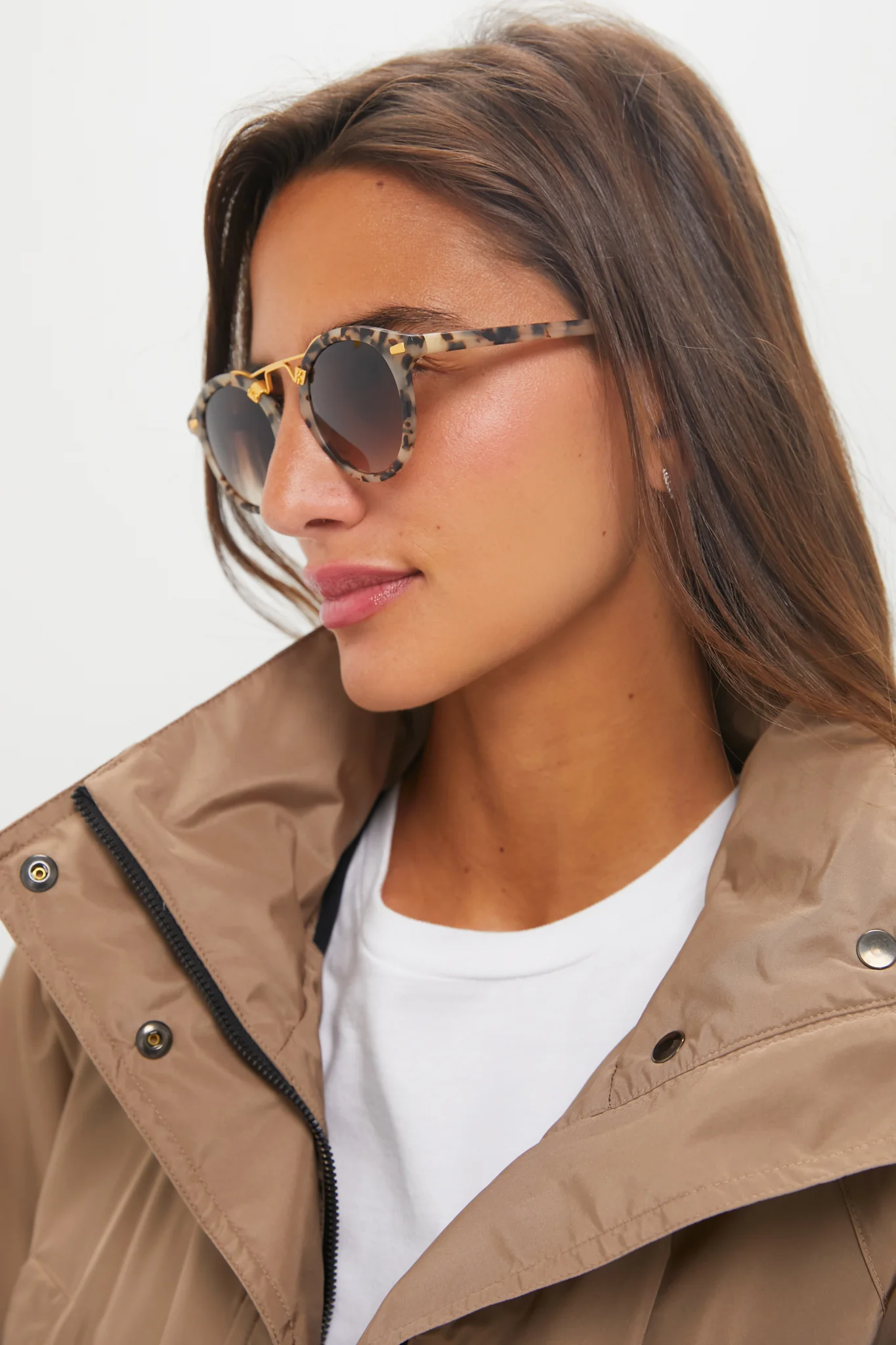 Matte Oyster 24K St Louis Sunglasses - Image 4