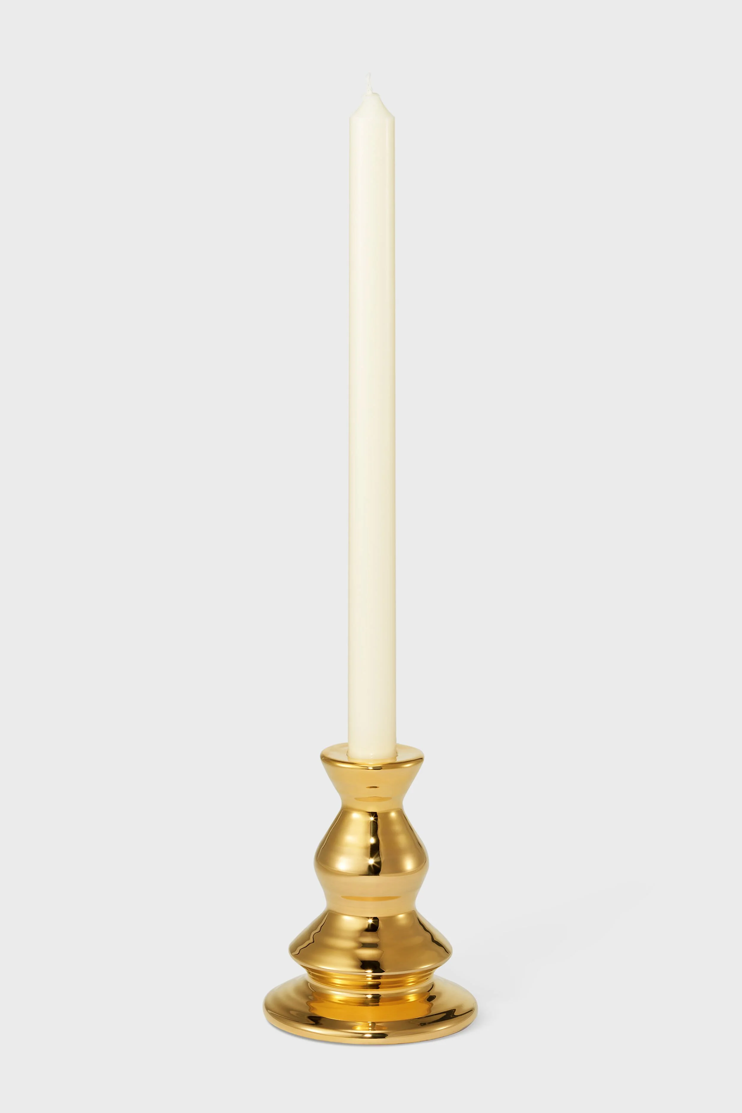 Medium Gold Allette Candleholder - Image 2