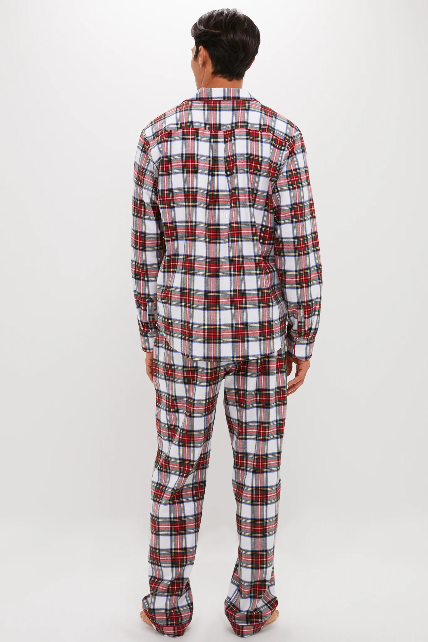 Mens Balmoral Tartan Pajama Set - Image 4