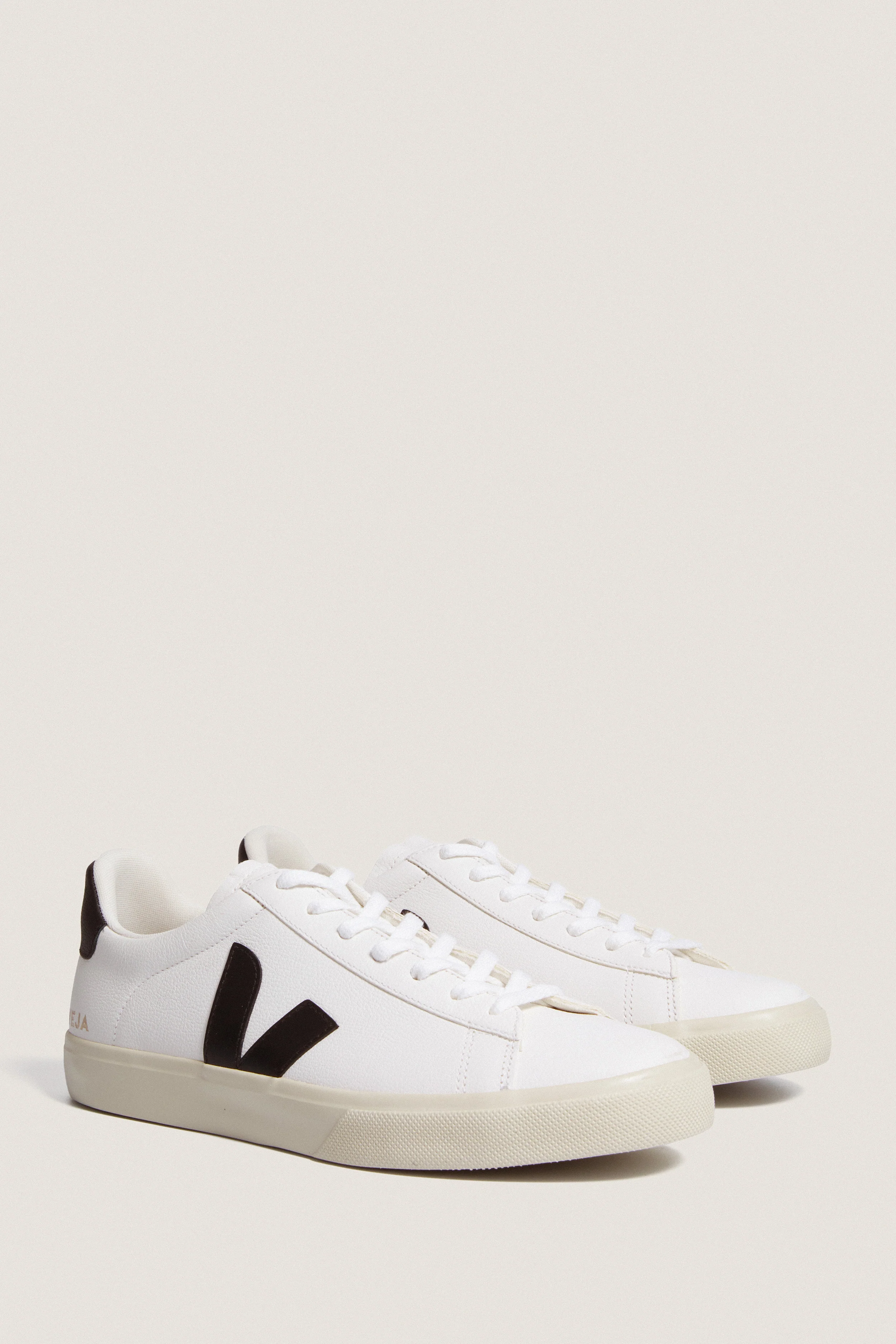 Mens Extra White Black Campo Sneakers - Image 3