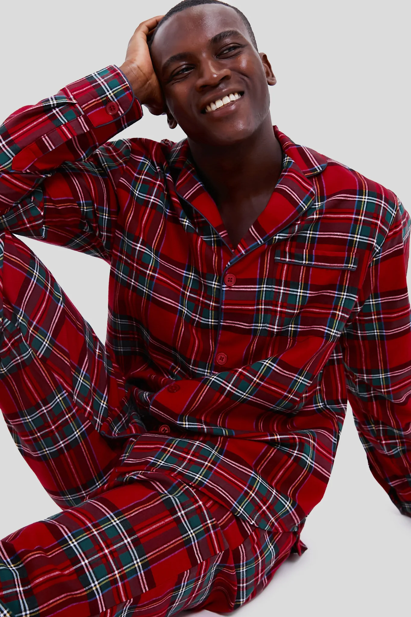 Mens Imperial Tartan Pajama Set - Image 2