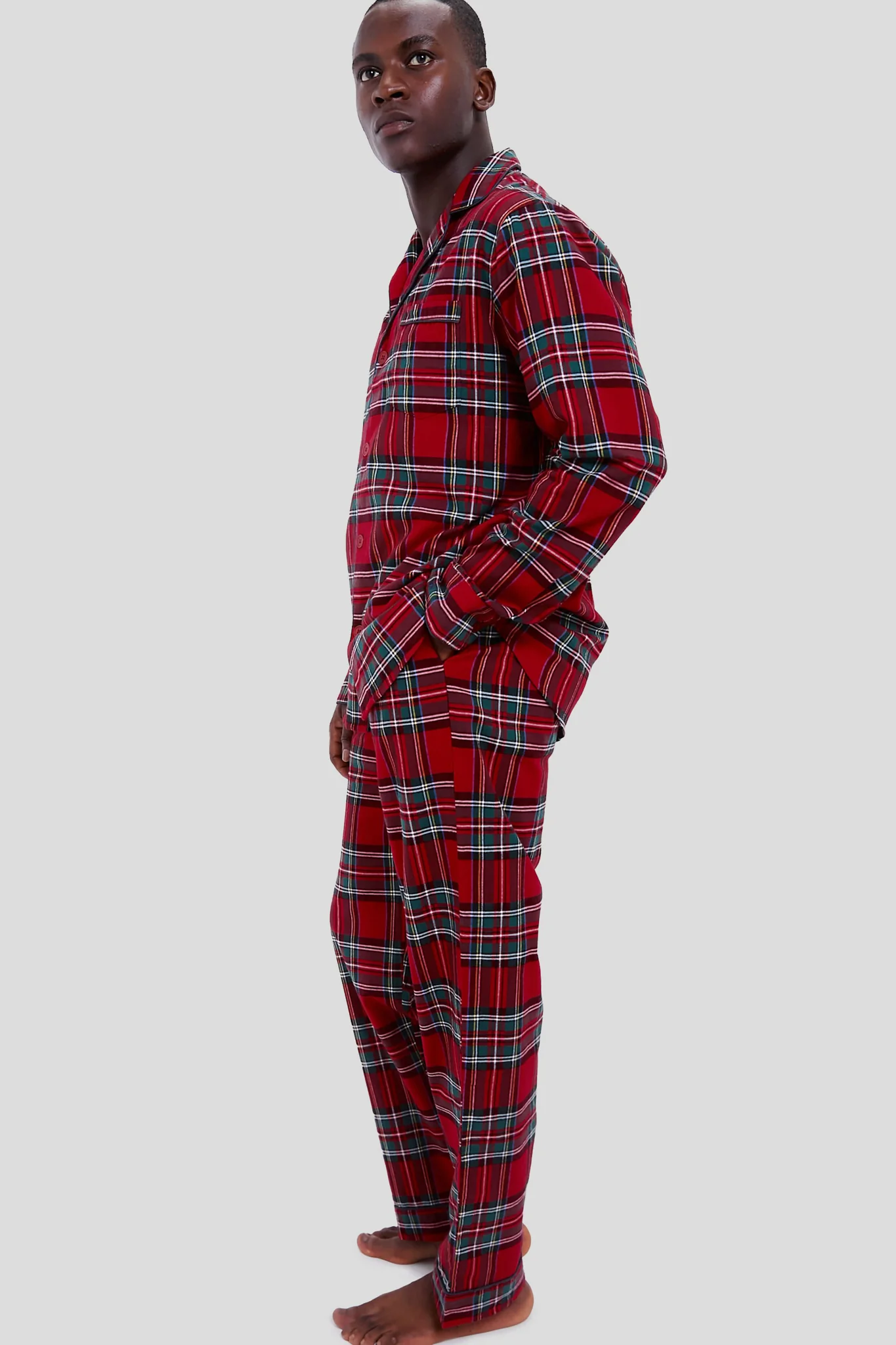 Mens Imperial Tartan Pajama Set - Image 3