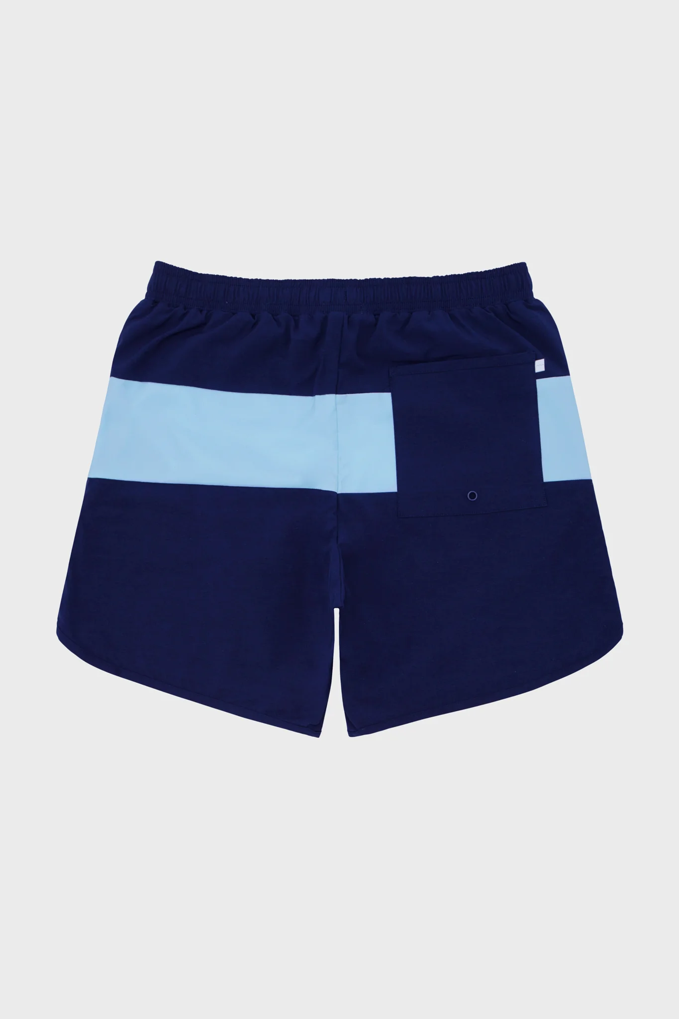 Men's Navy Stripe Boardie - Image 3