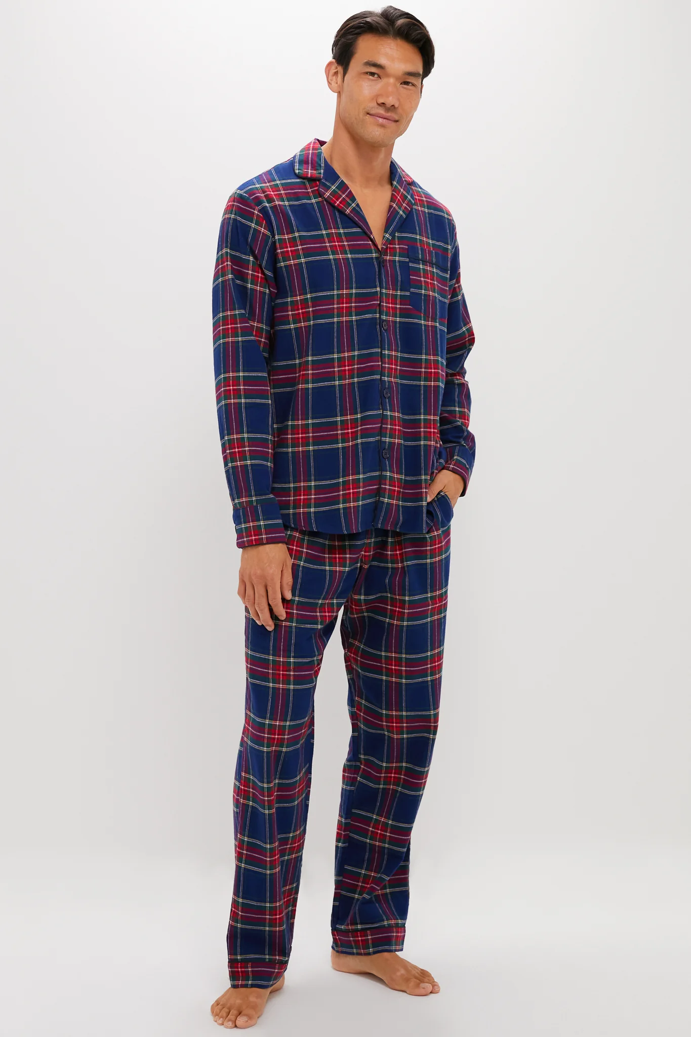 Mens Windsor Tartan Pajama Set - Image 3