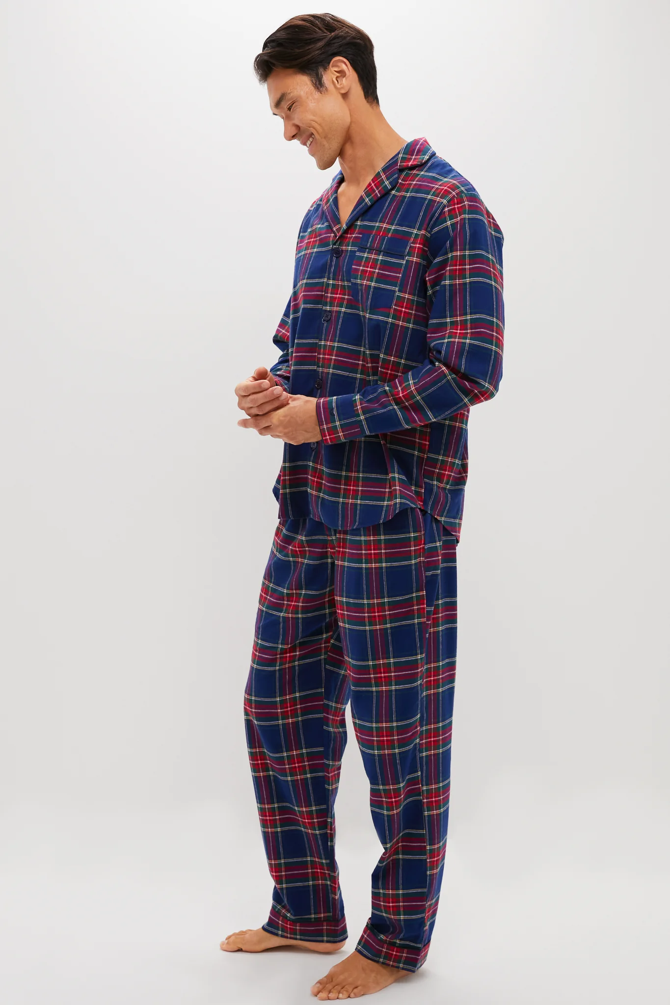 Mens Windsor Tartan Pajama Set - Image 4