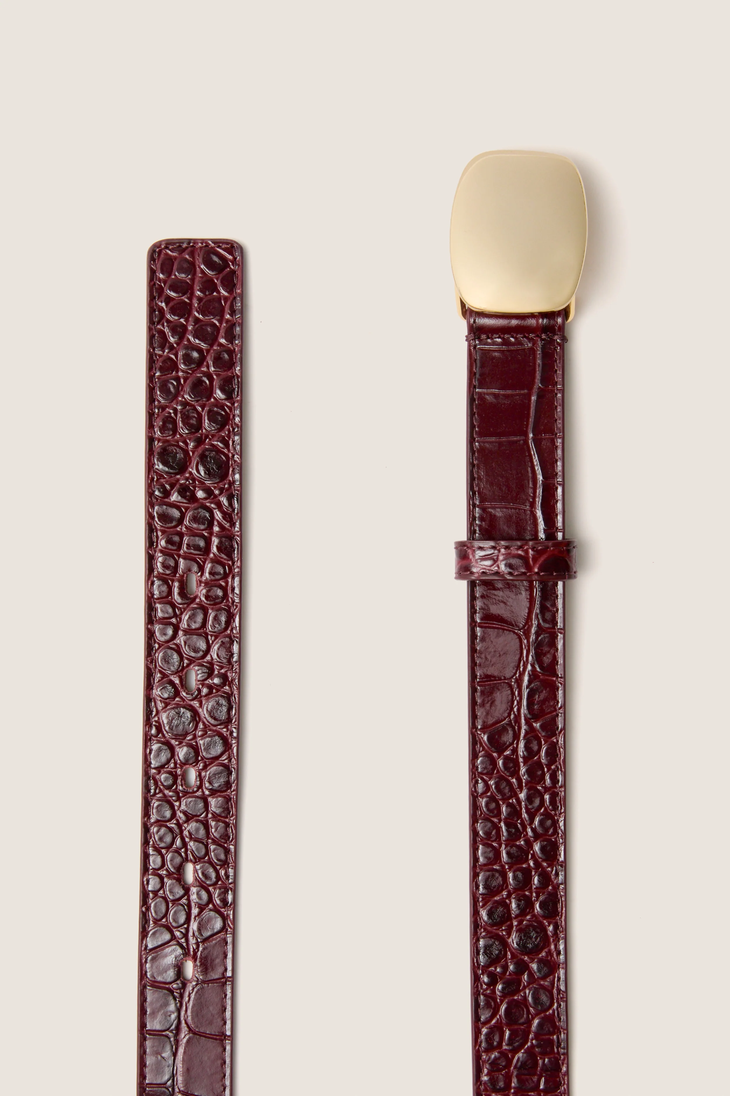 Merlot Jacob Croco Belt - Image 4