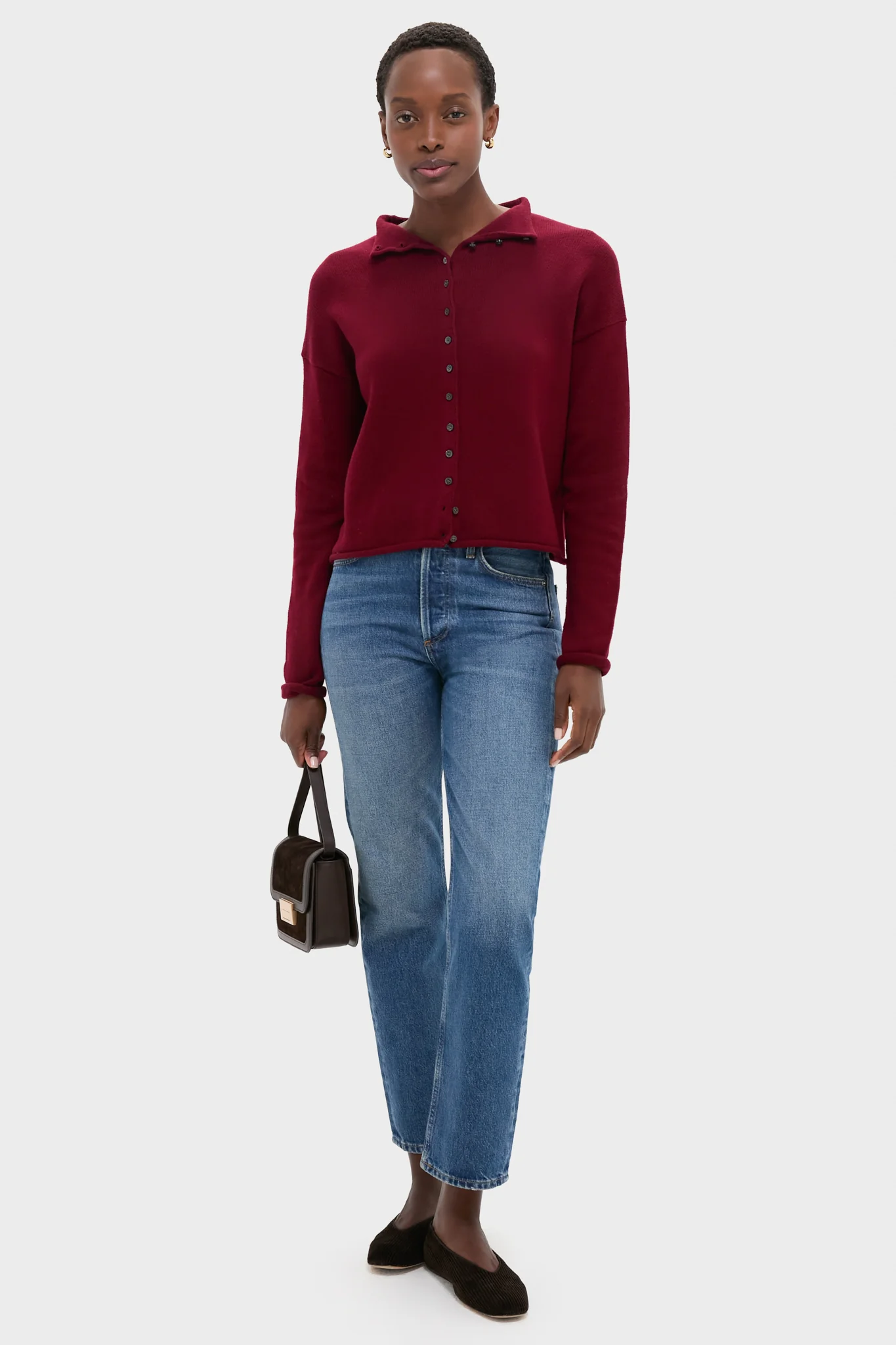 Merlot Taylor Cardigan - Image 2