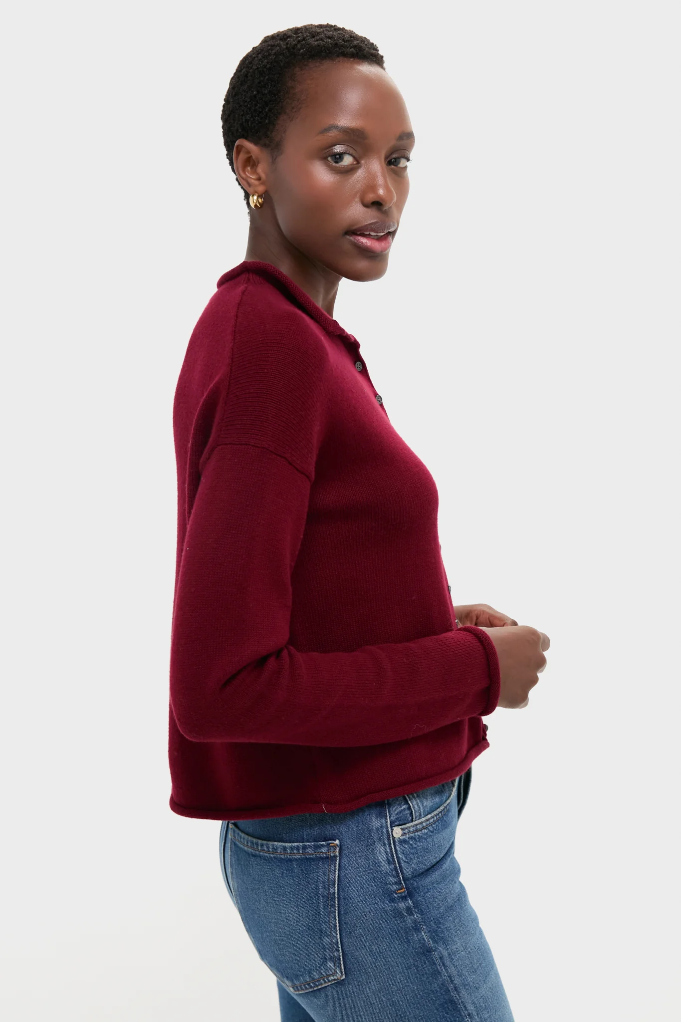 Merlot Taylor Cardigan - Image 3