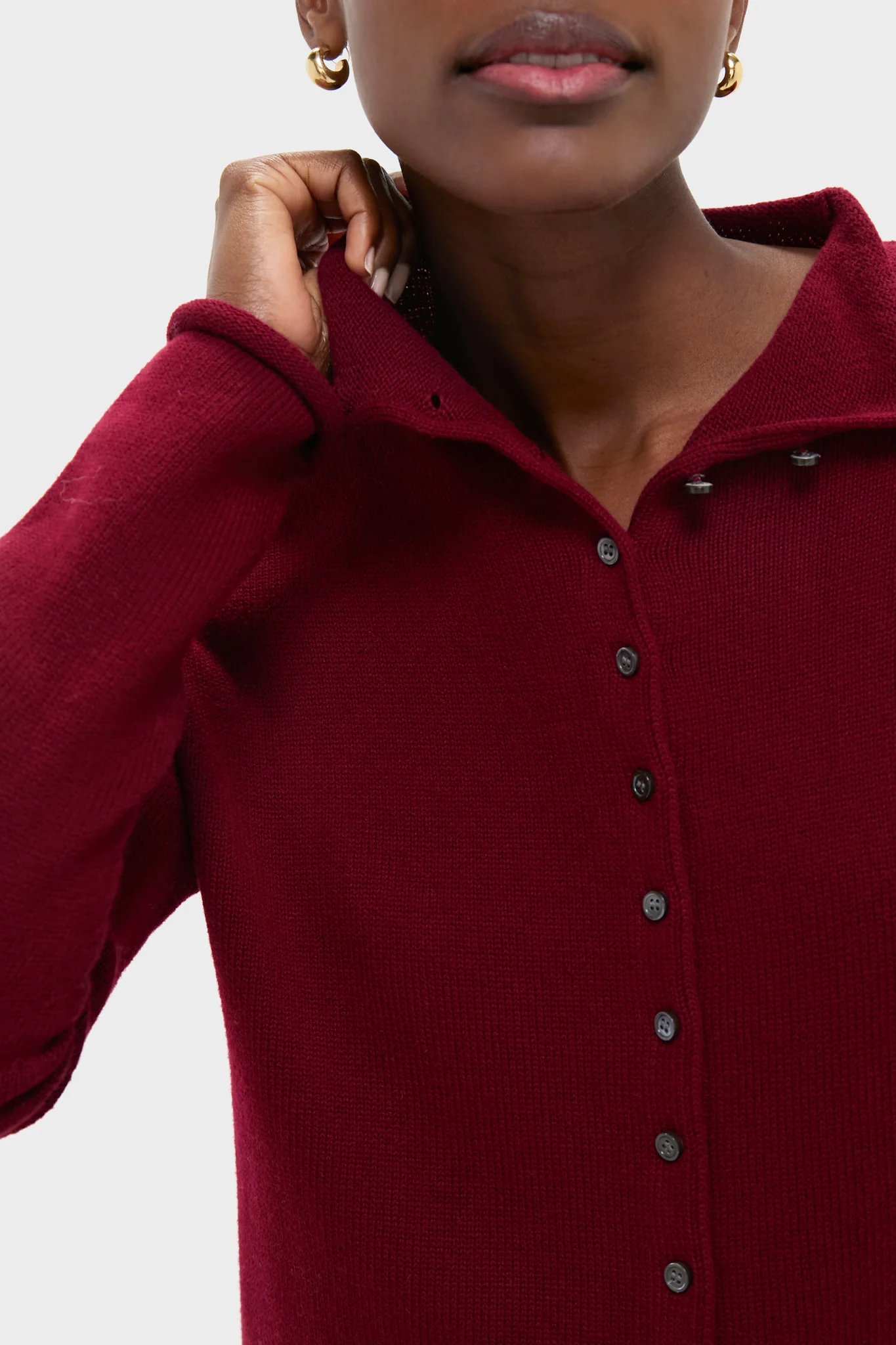 Merlot Taylor Cardigan - Image 5