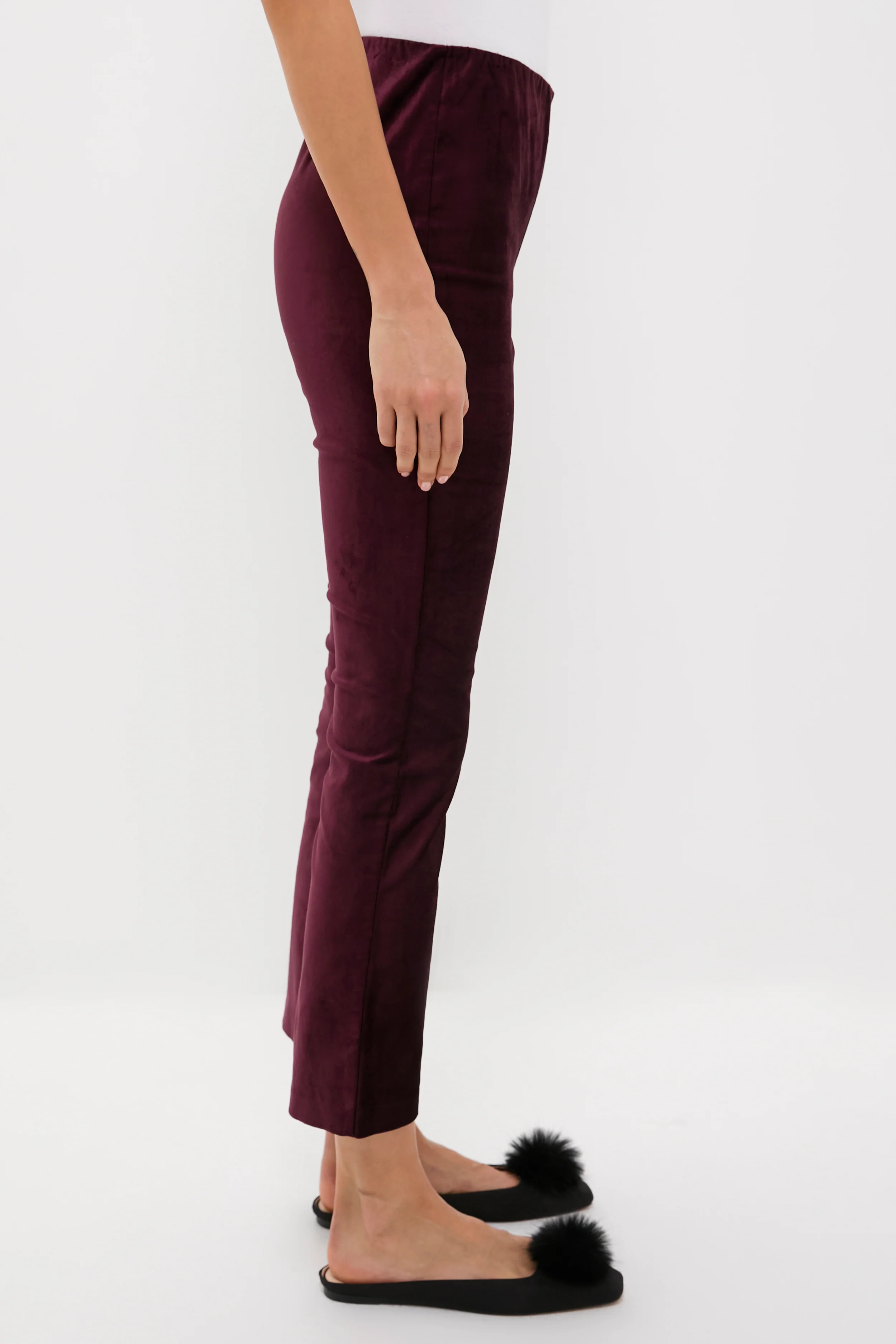 Merlot Velvet Ashford Pants - Image 3
