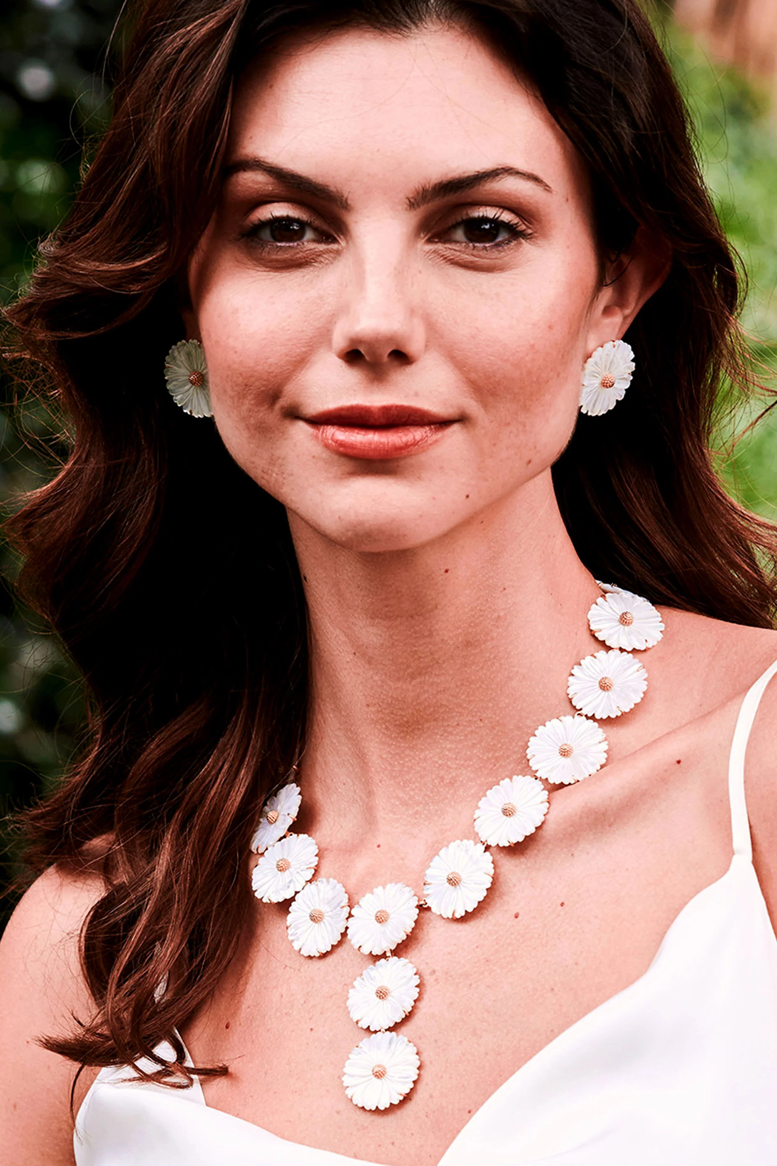 Mermaid Garden Blossom Stud Earrings - Image 3