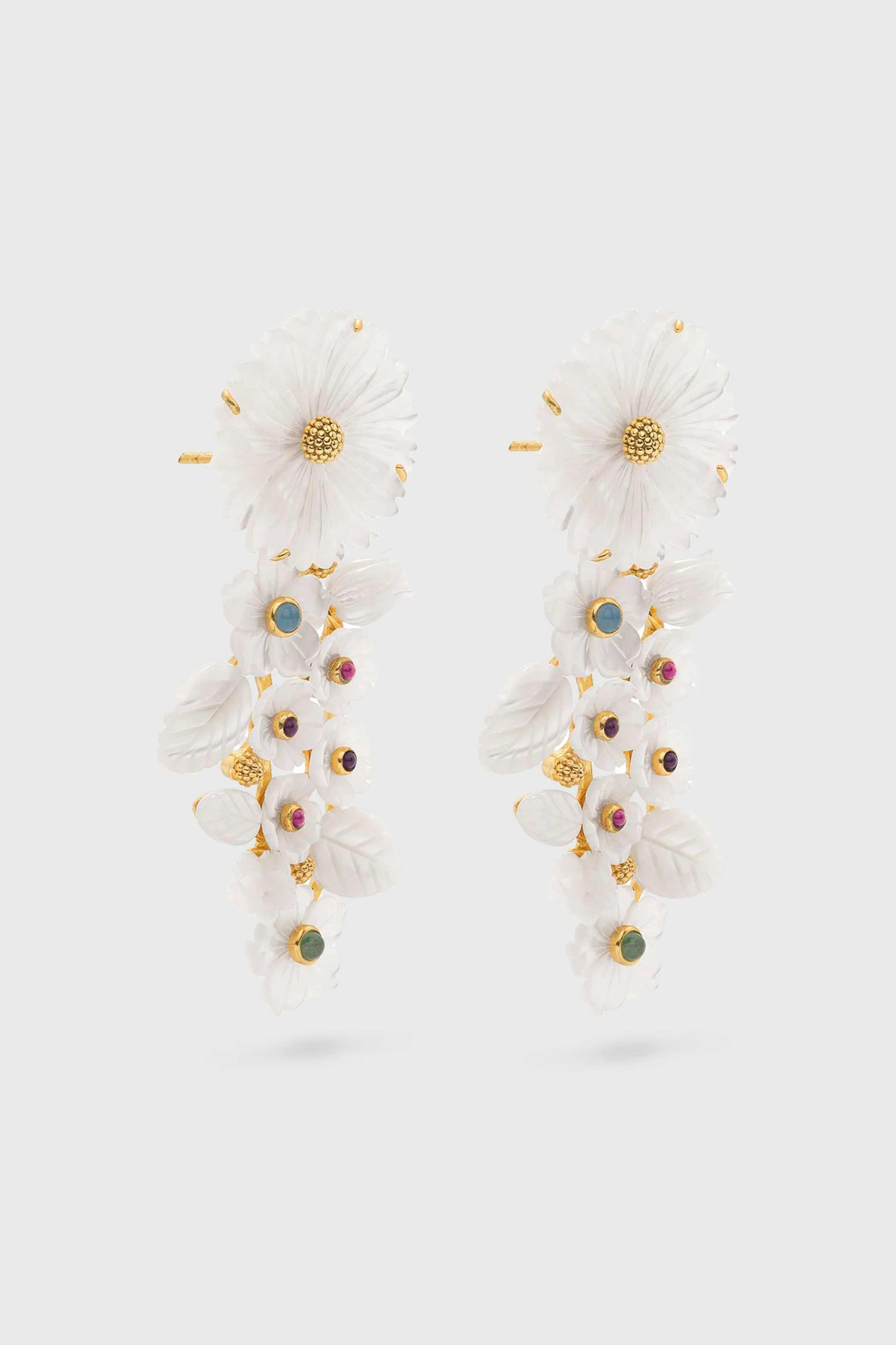 Mermaid Garden Convertible Statement Earrings - Image 4