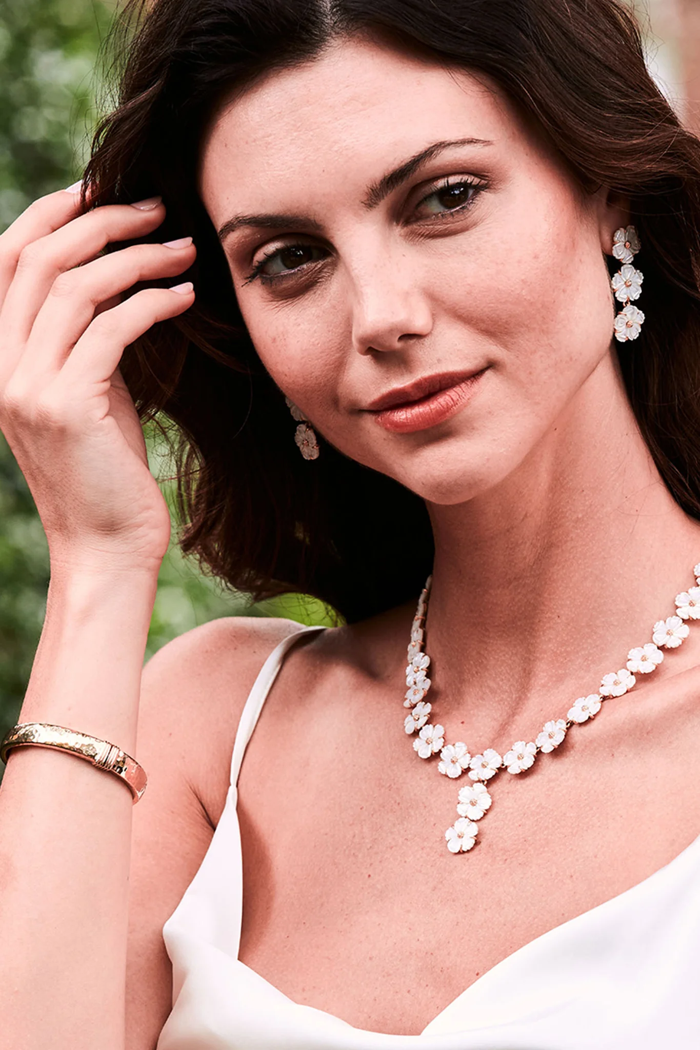 Mermaid Garden Petite Linear Earrings - Image 2