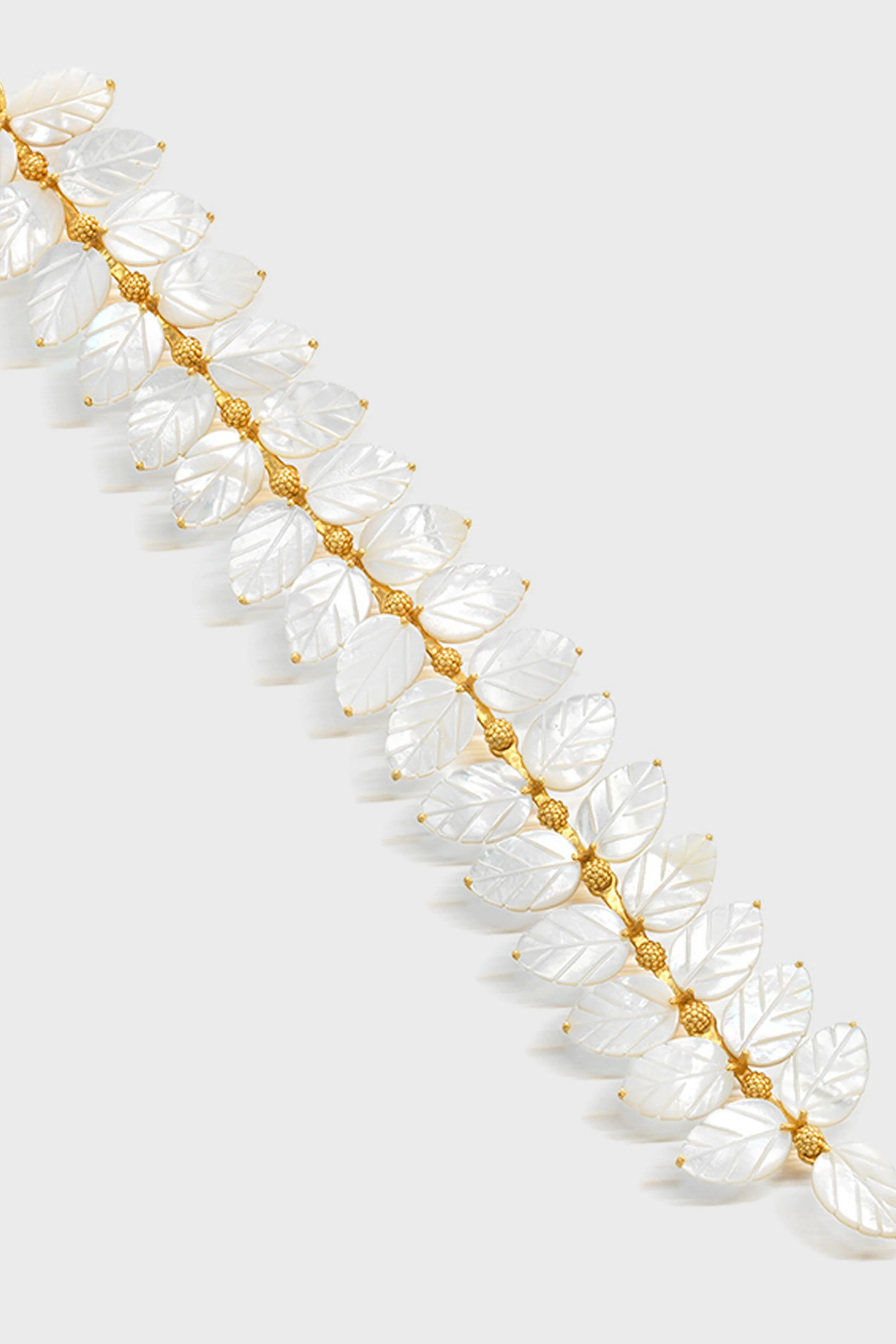 Mermaid Garden Vine Bracelet, 7" - MOP - Image 4