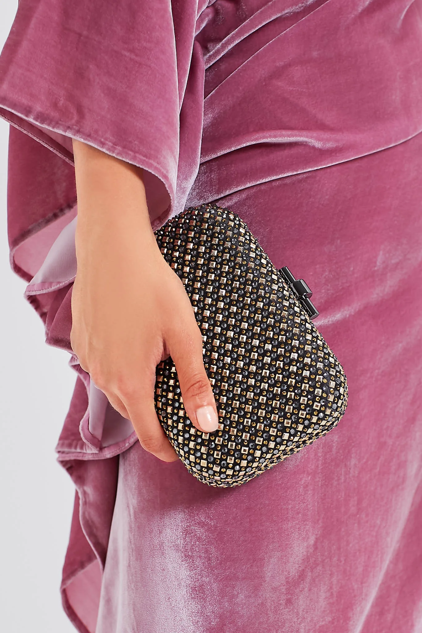 Metallic Ellen Hotfix Clutch - Image 2