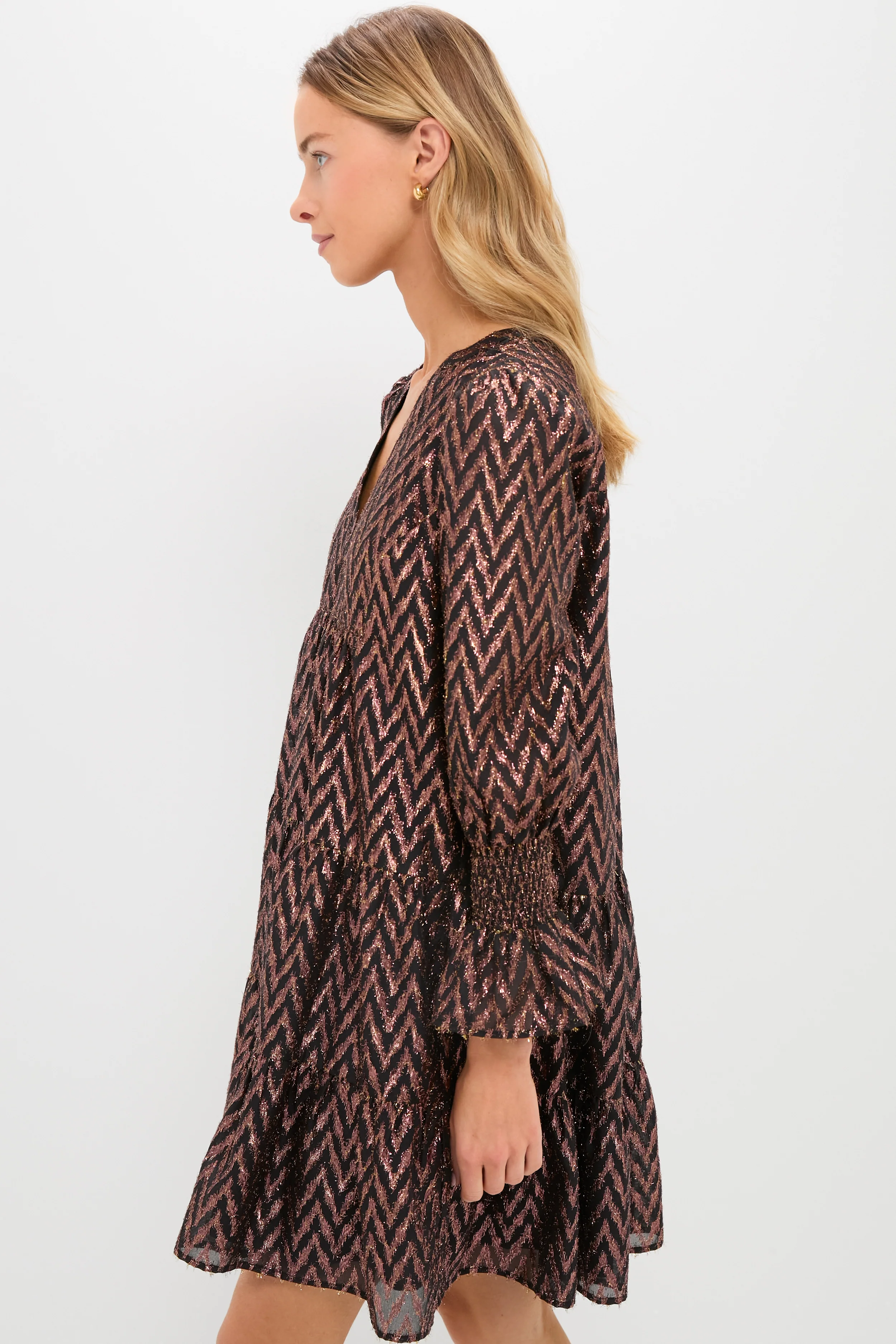 Metallic Ikat Kenzo Dress - Image 3