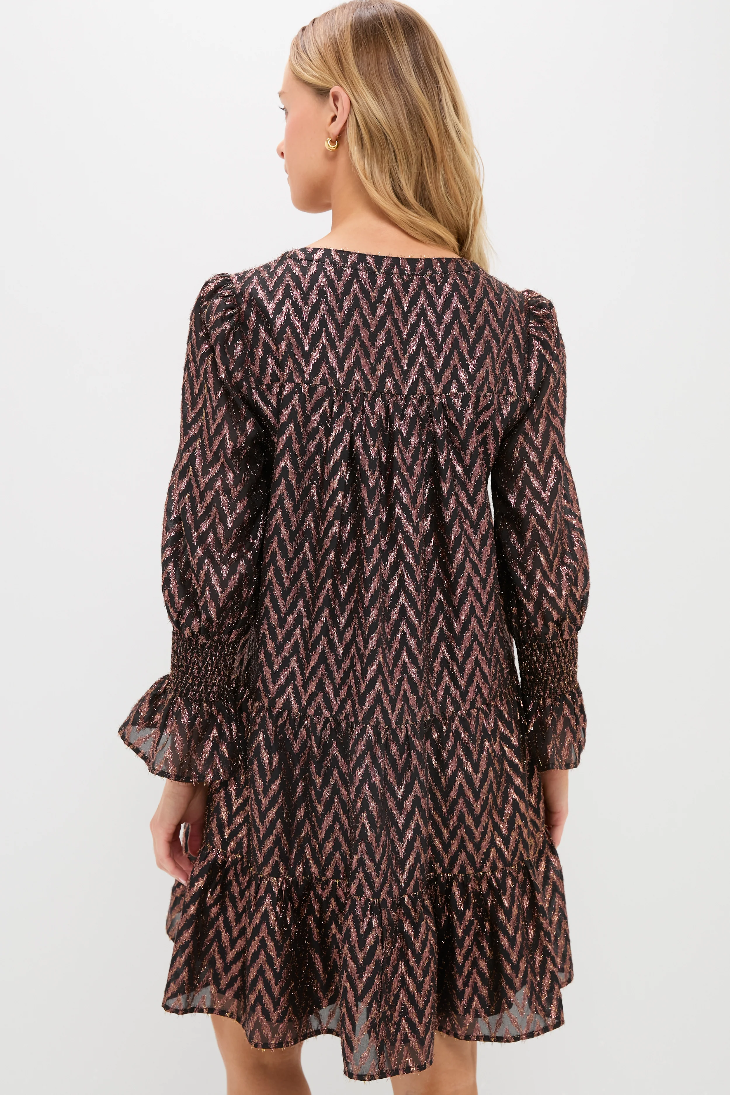 Metallic Ikat Kenzo Dress - Image 4