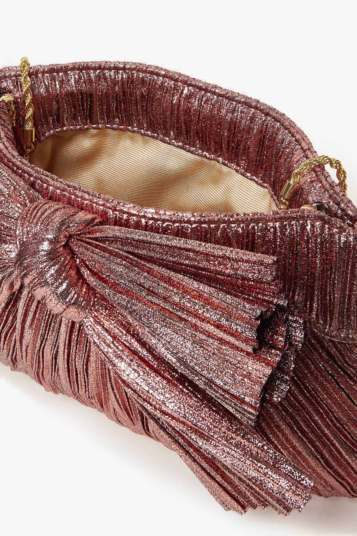 Metallic Rose Rayne Clutch - Image 2
