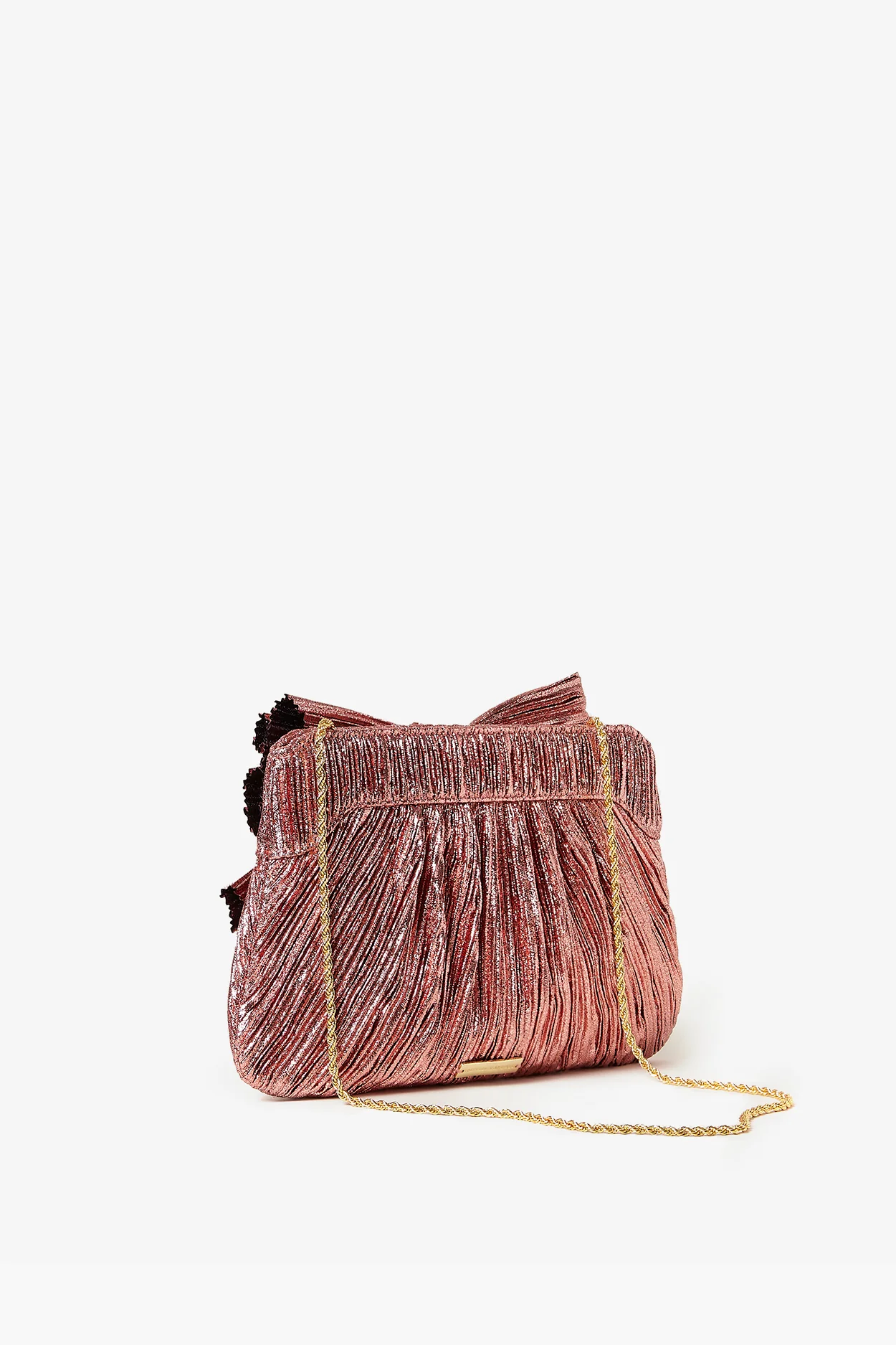 Metallic Rose Rayne Clutch - Image 5
