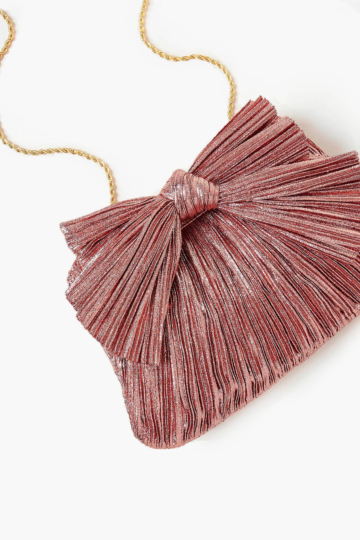 Metallic Rose Rayne Clutch - Image 7