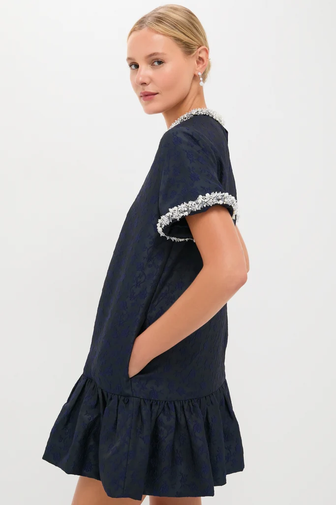 Midnight Alison Short Sleeve Mini Dress - Image 3