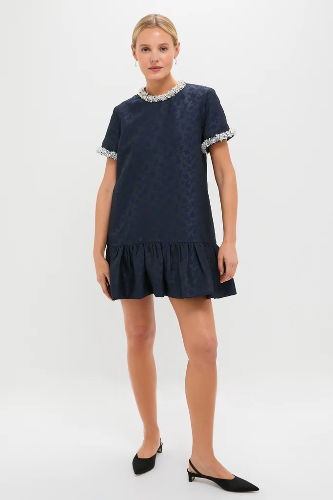 Midnight Alison Short Sleeve Mini Dress - Image 6