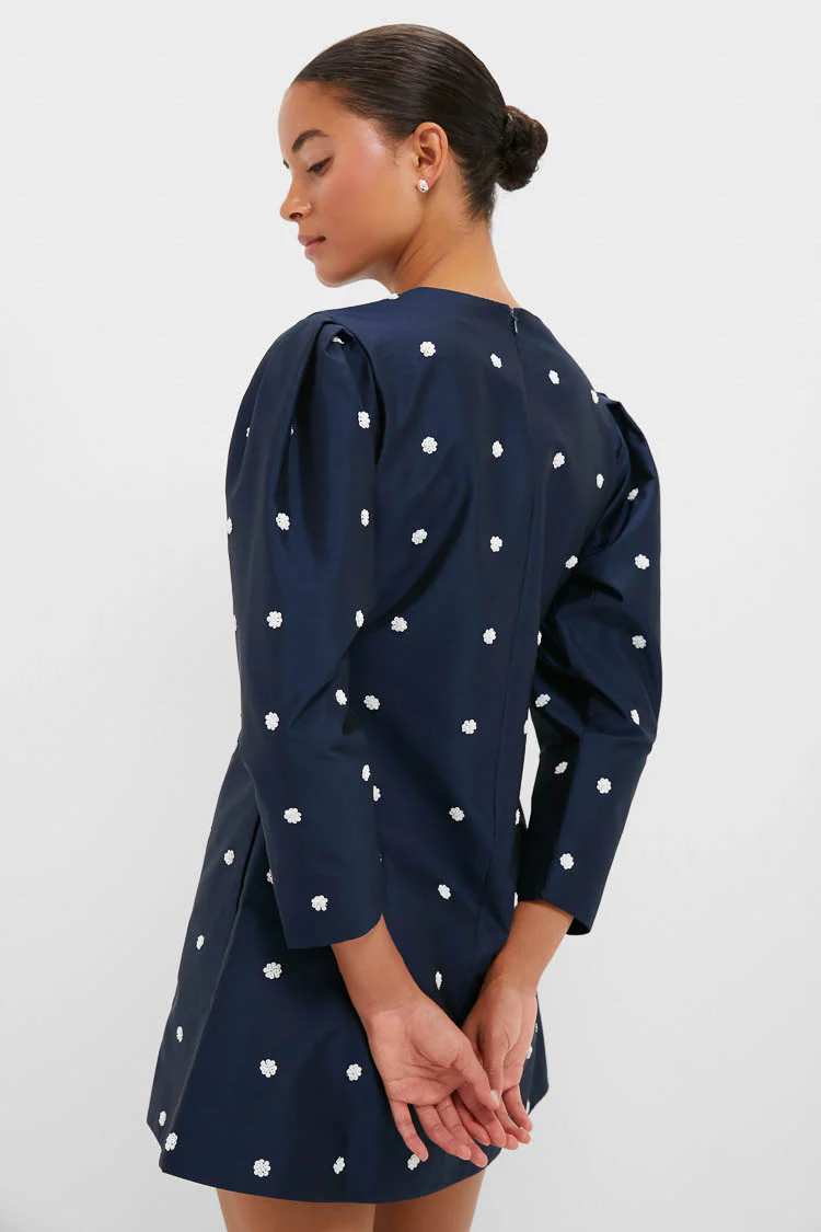 Midnight Blue Classic Rockford Mini Dress - Image 4