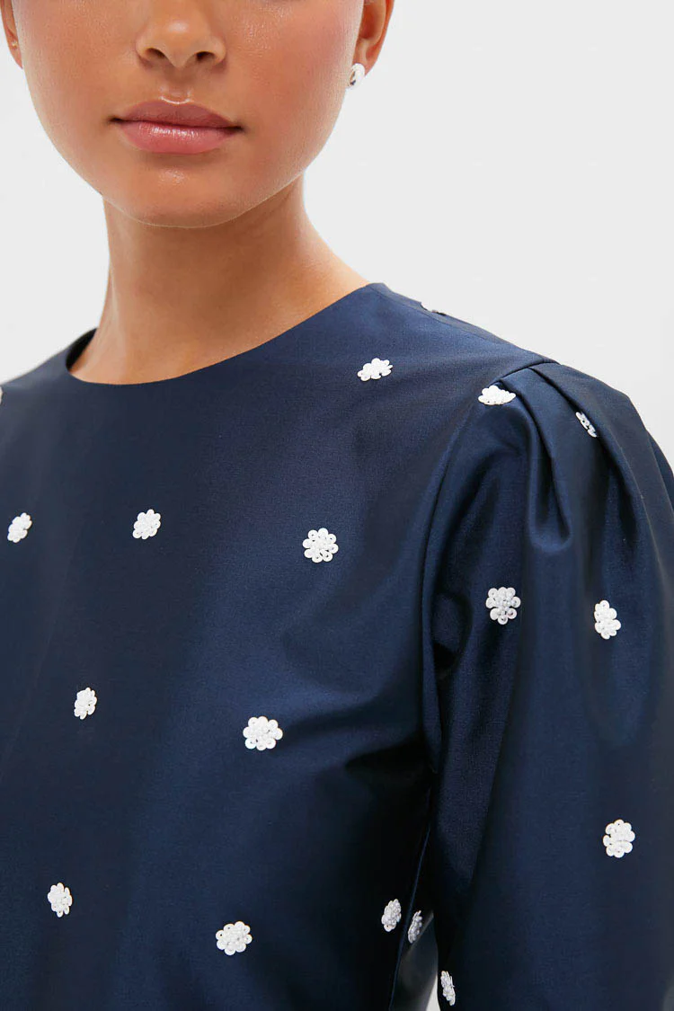 Midnight Blue Classic Rockford Mini Dress - Image 5