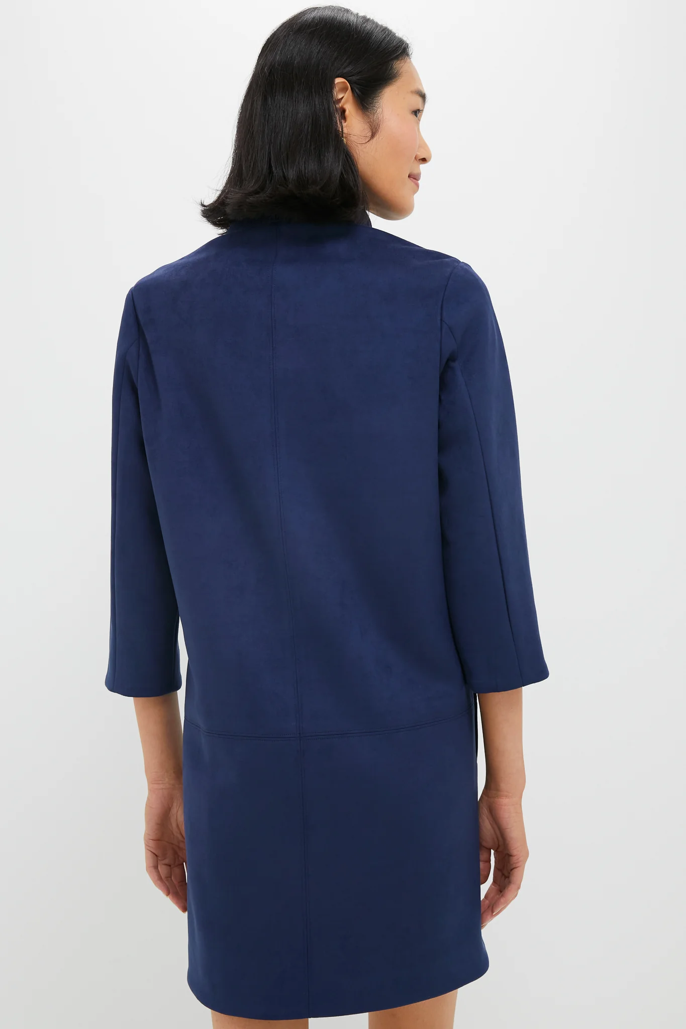 Midnight Blue Vegan Suede Clifton Dress - Image 4