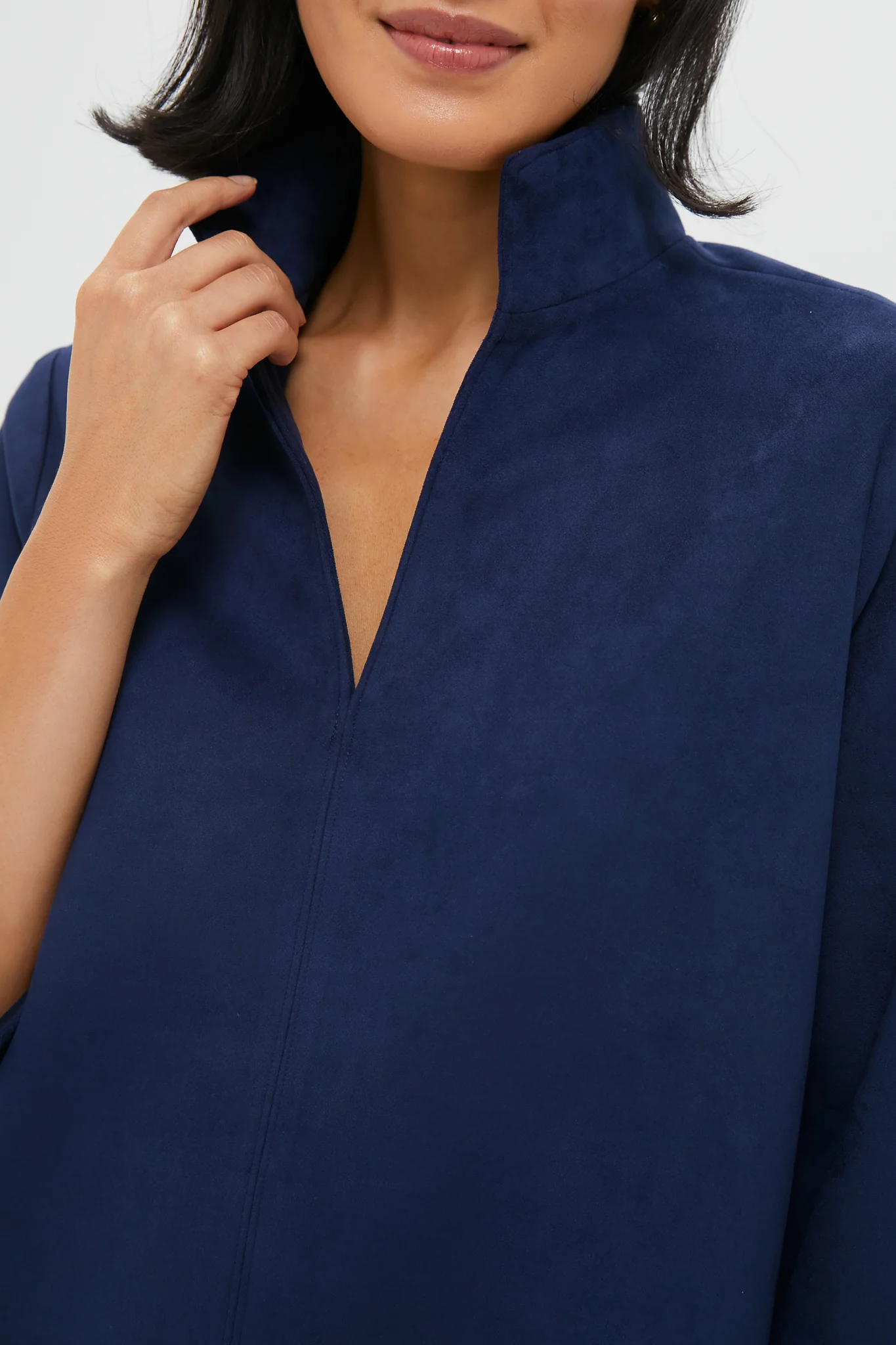 Midnight Blue Vegan Suede Clifton Dress - Image 5
