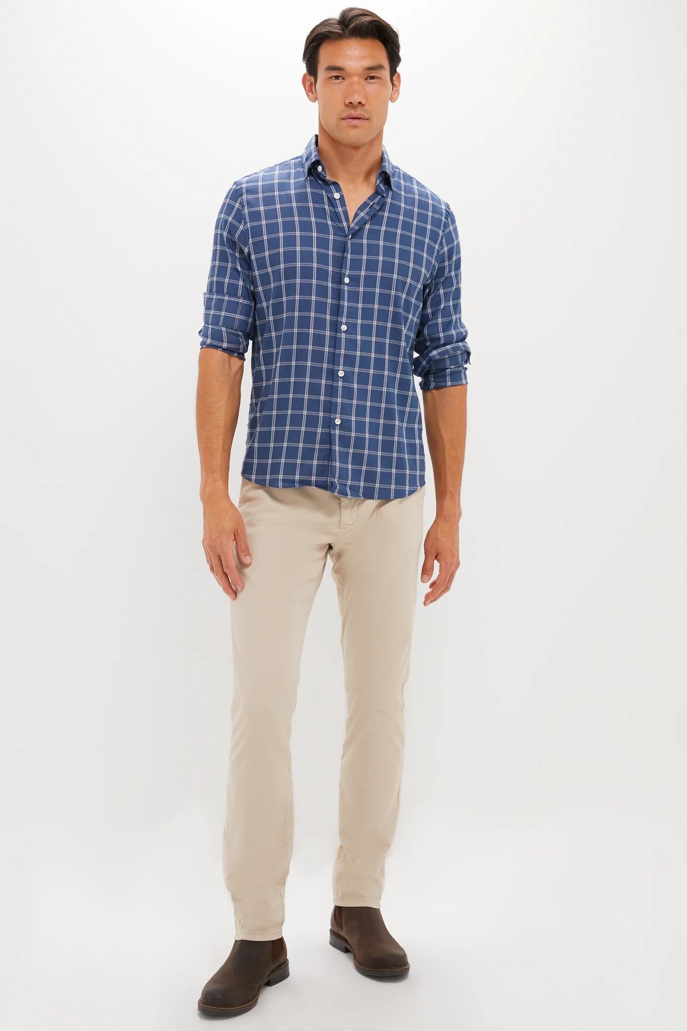 Midnight Cloud Plaid Movement Monterrey Shirt - Image 2