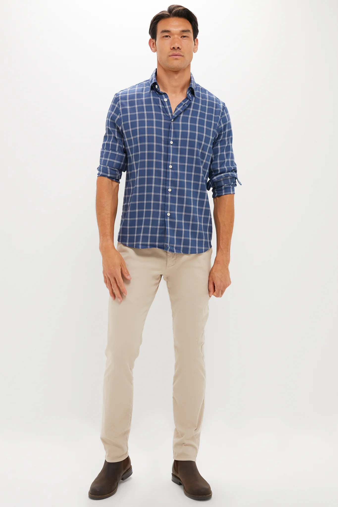 Midnight Cloud Plaid Movement Monterrey Shirt - Image 6